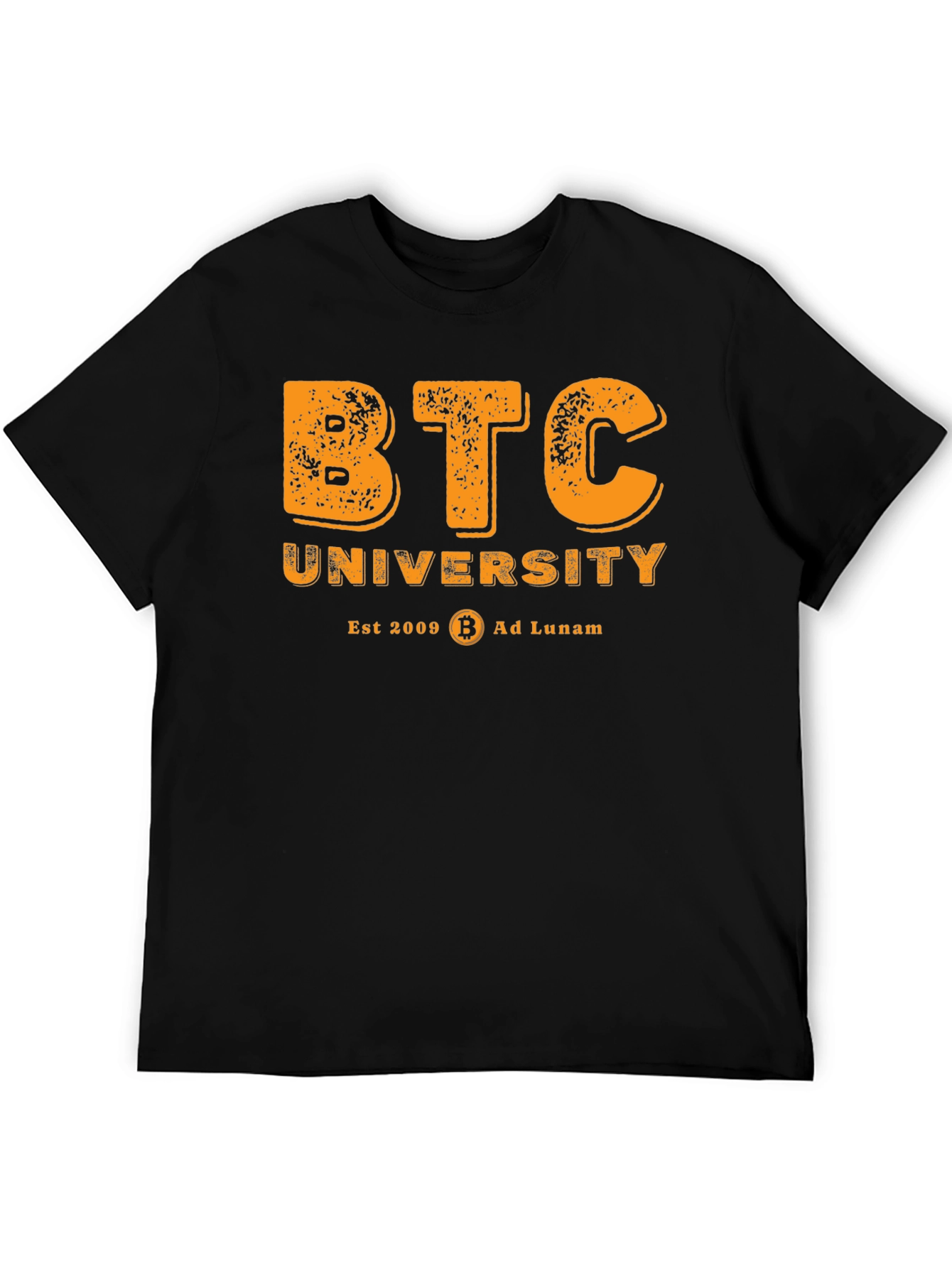 BTC University T-Shirt - Bitcoin Crypto Tee