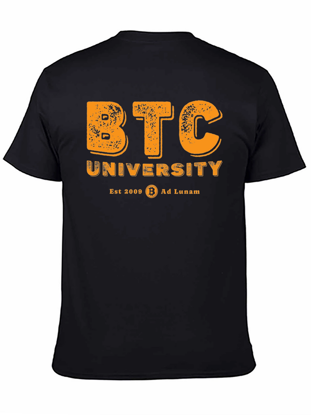 BTC University T-Shirt - Bitcoin Crypto Tee