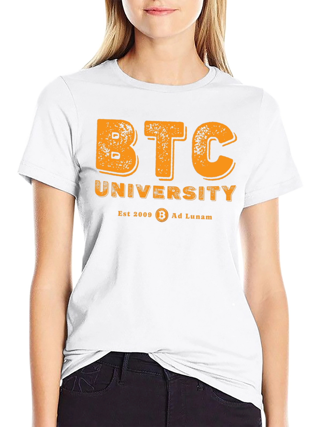 BTC University T-Shirt - Bitcoin Crypto Tee