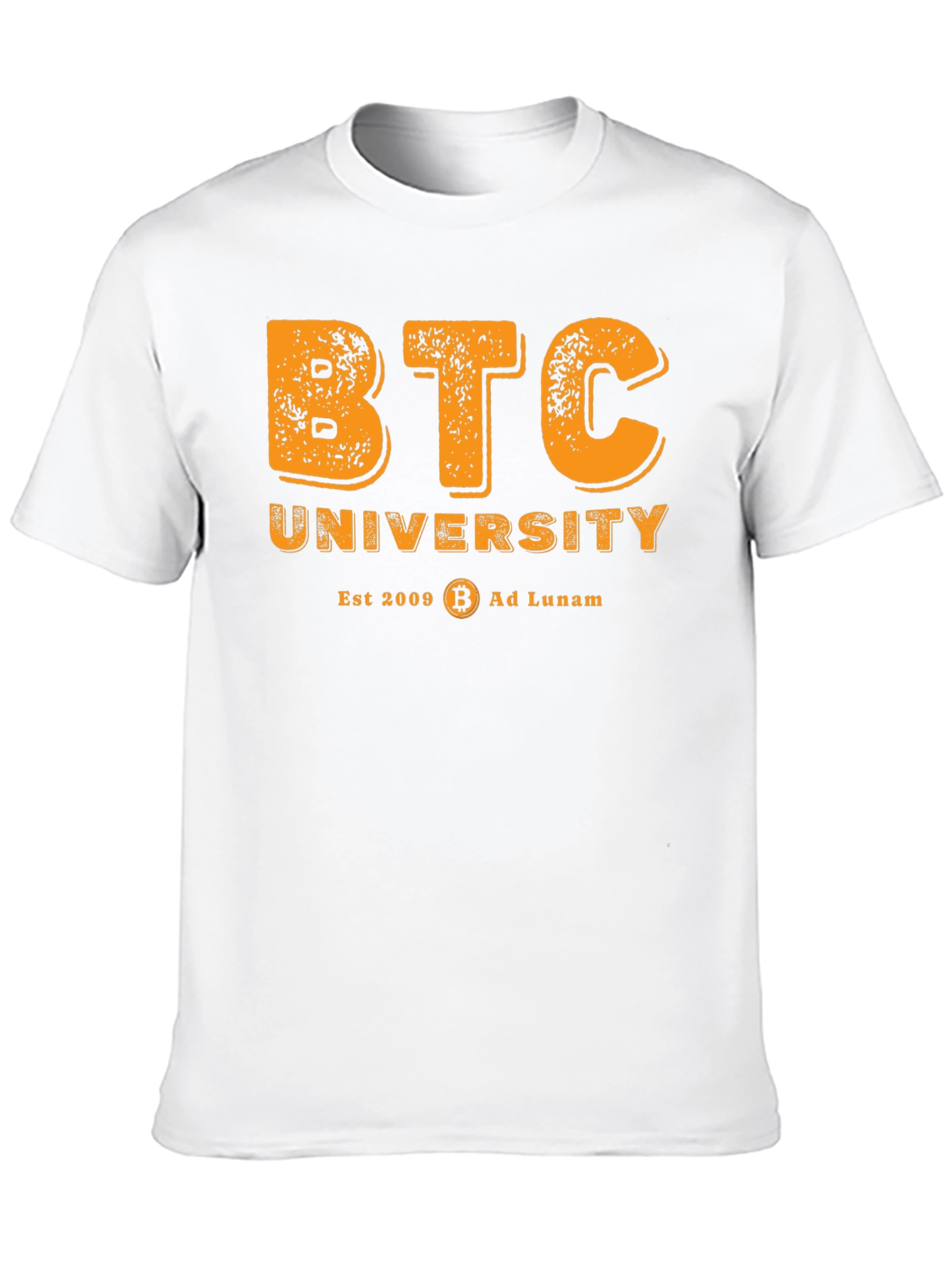 BTC University T-Shirt - Bitcoin Crypto Tee