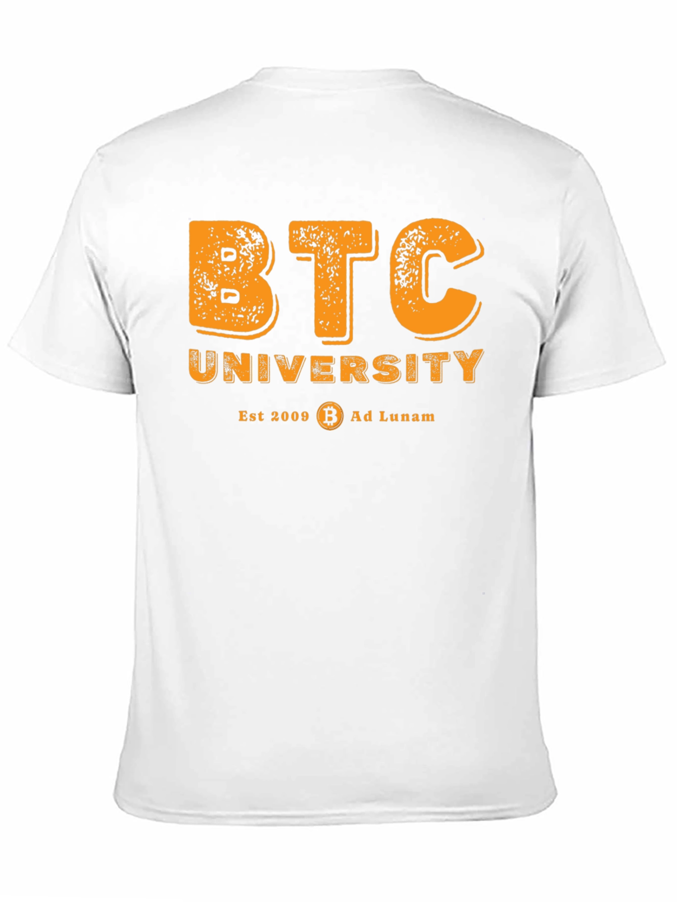 BTC University T-Shirt - Bitcoin Crypto Tee