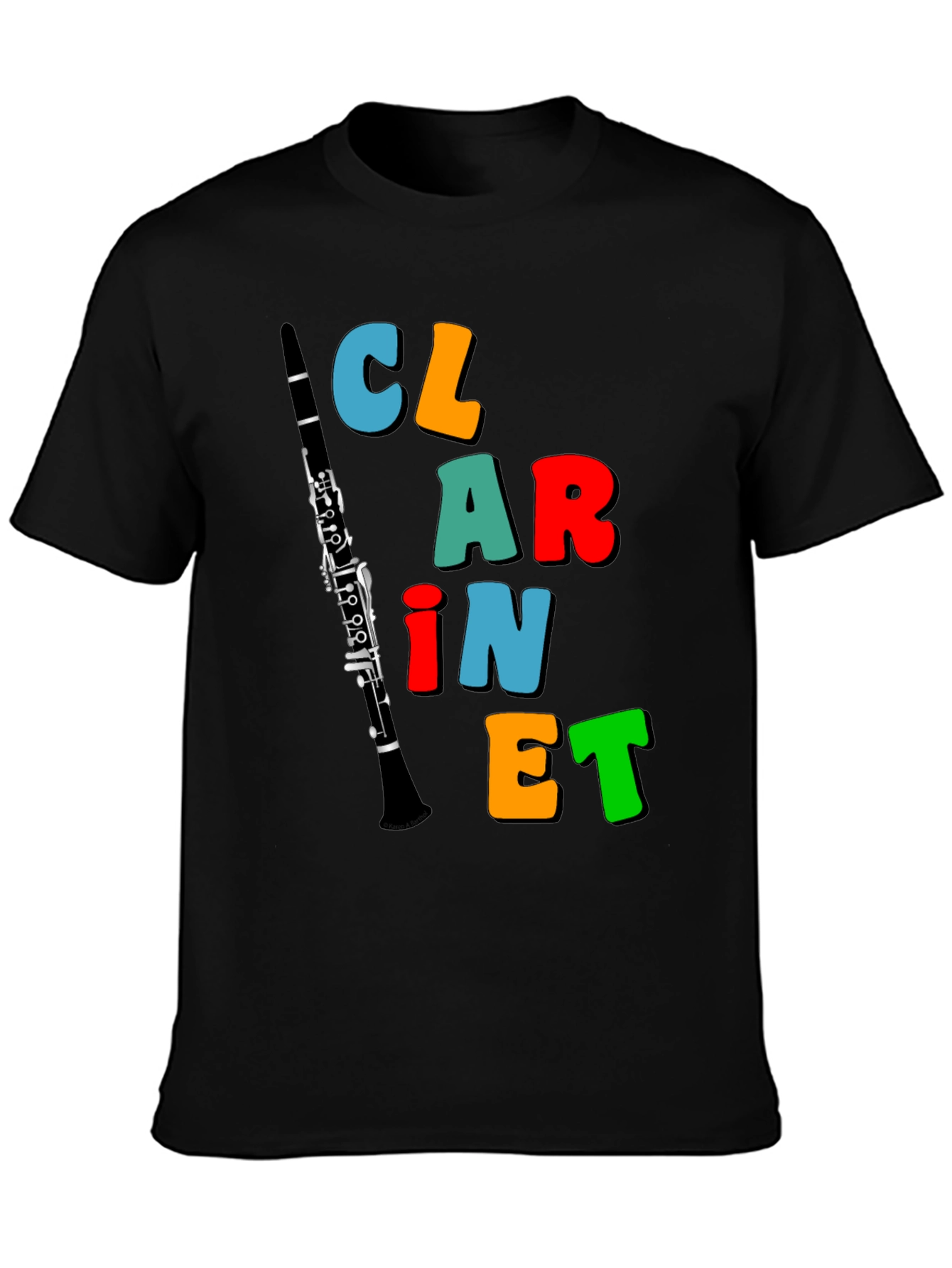 Clarinet T-Shirt - Band Instrument Tee