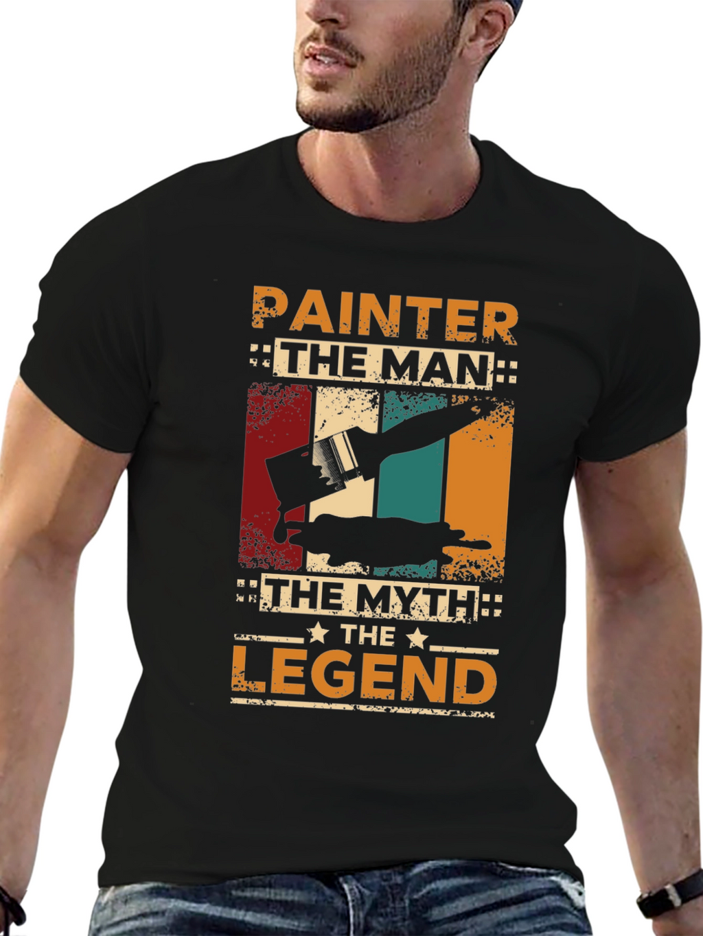 Painter T-Shirt - The Man The Myth The Legend