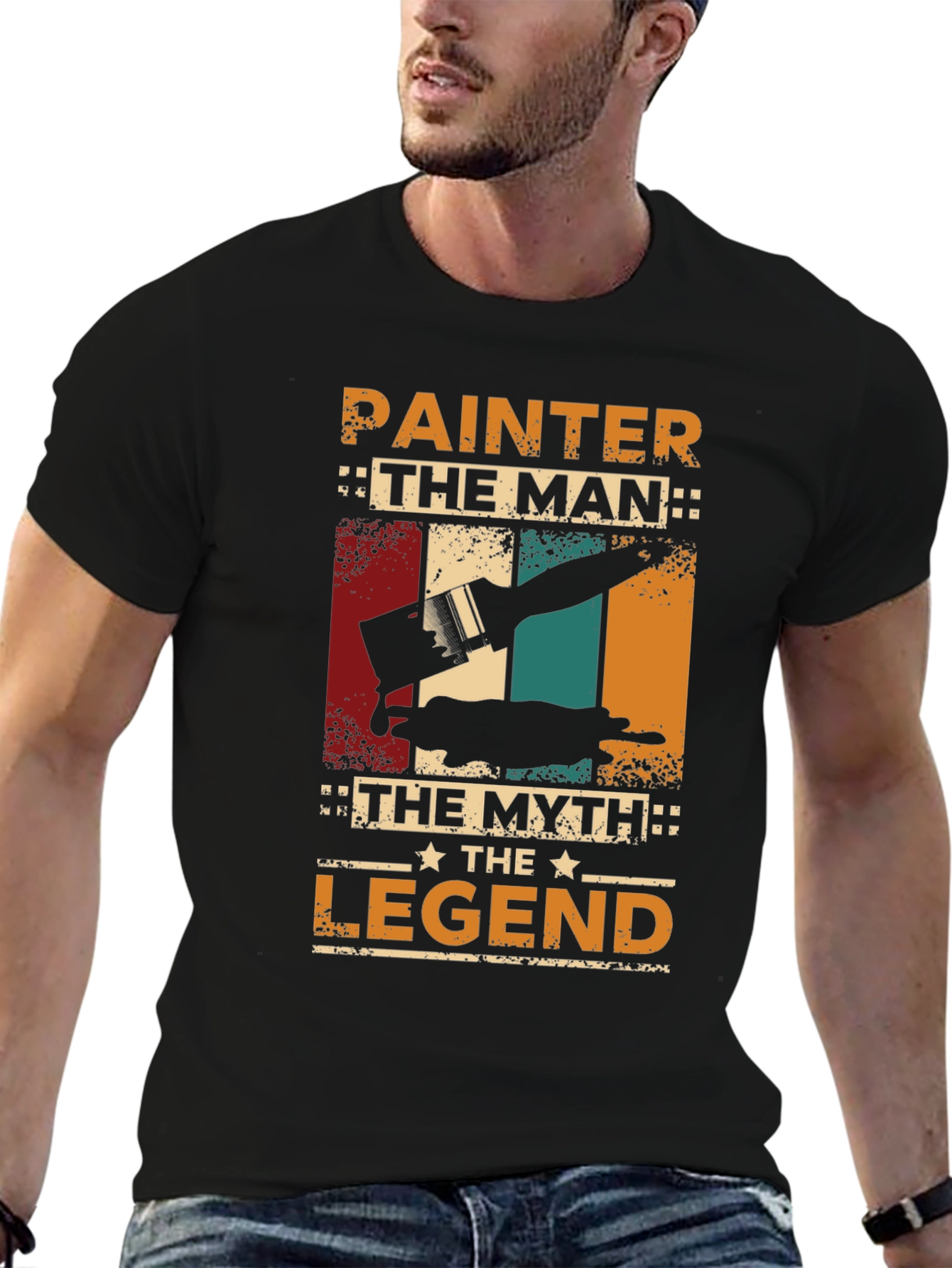 Painter T-Shirt - The Man The Myth The Legend
