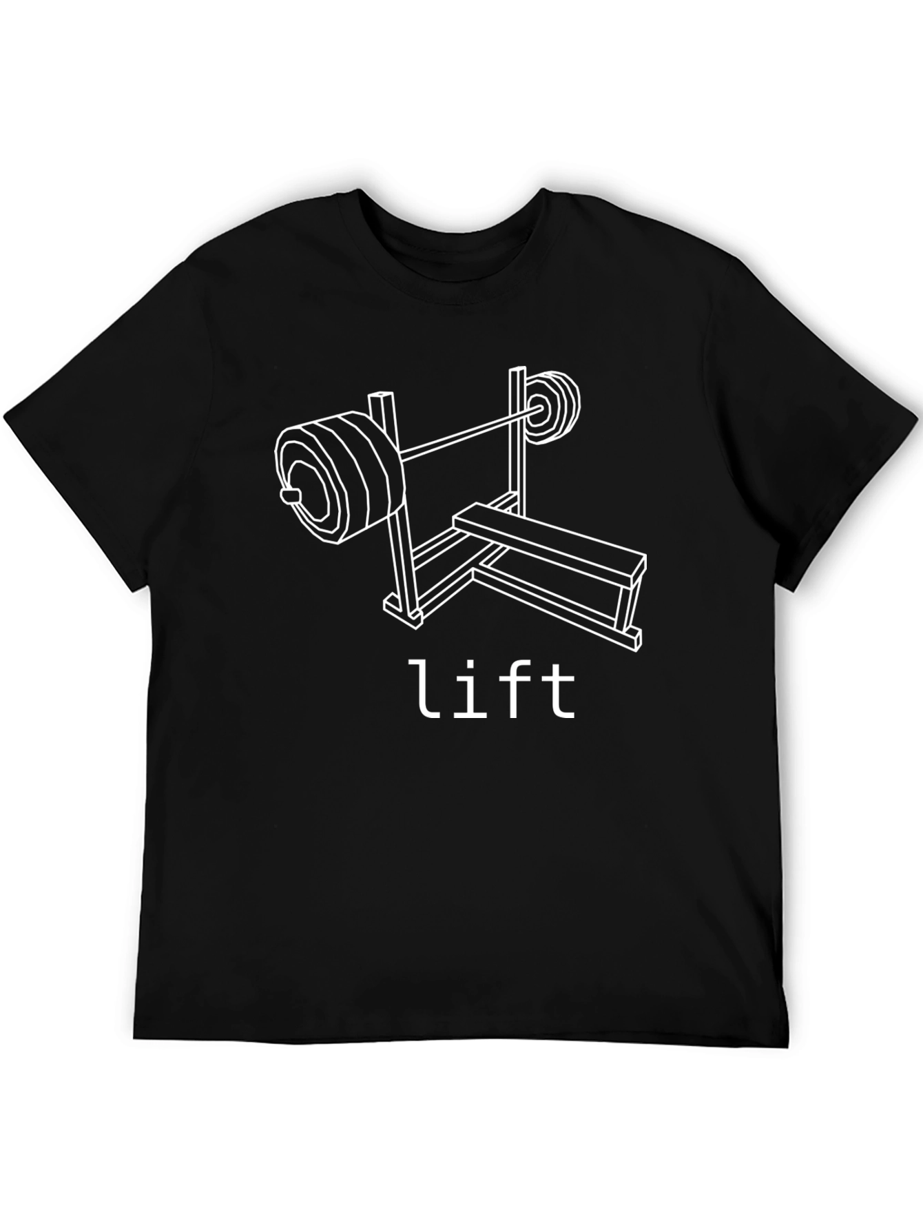 Lift Weightlifting Bench Press T-Shirt - Workout Gym Tee