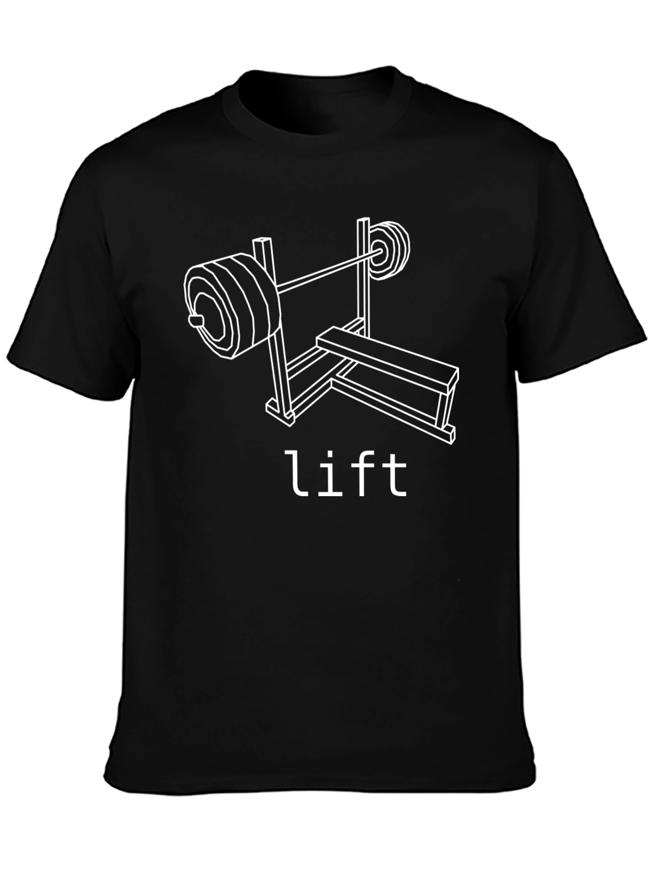 Lift Weightlifting Bench Press T-Shirt - Workout Gym Tee