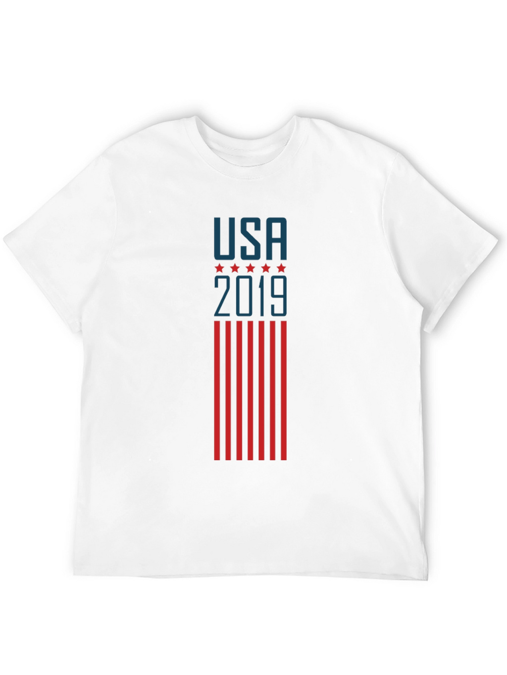 USA 2019 Patriotic Graphic Tee - Black