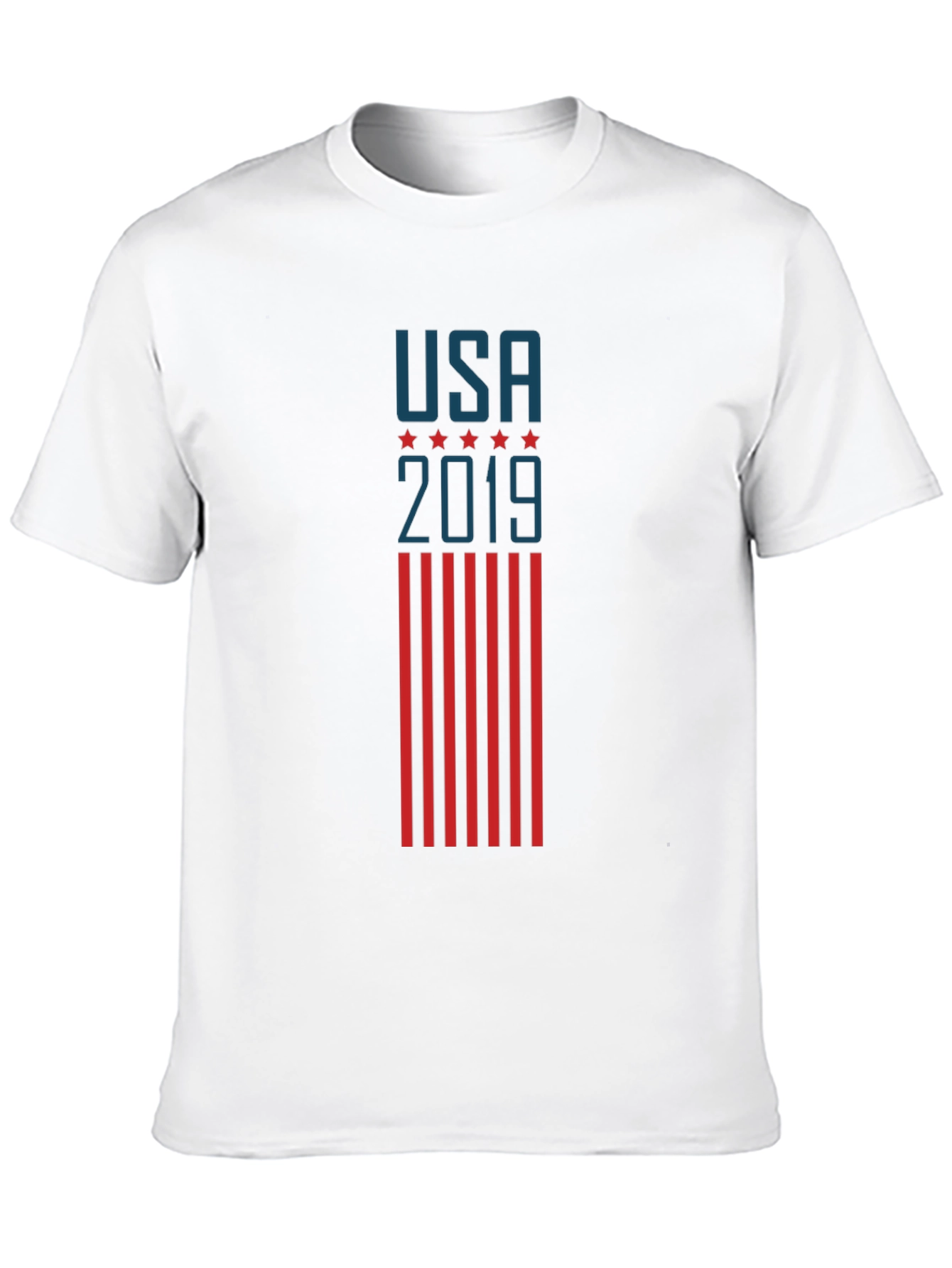 USA 2019 Patriotic Graphic Tee - Black