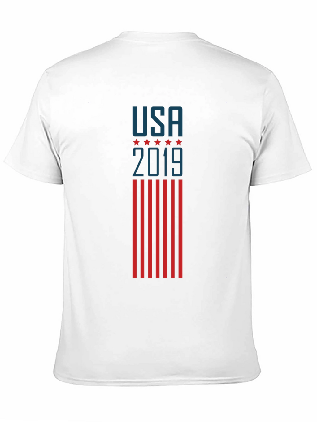 USA 2019 Patriotic Graphic Tee - Black