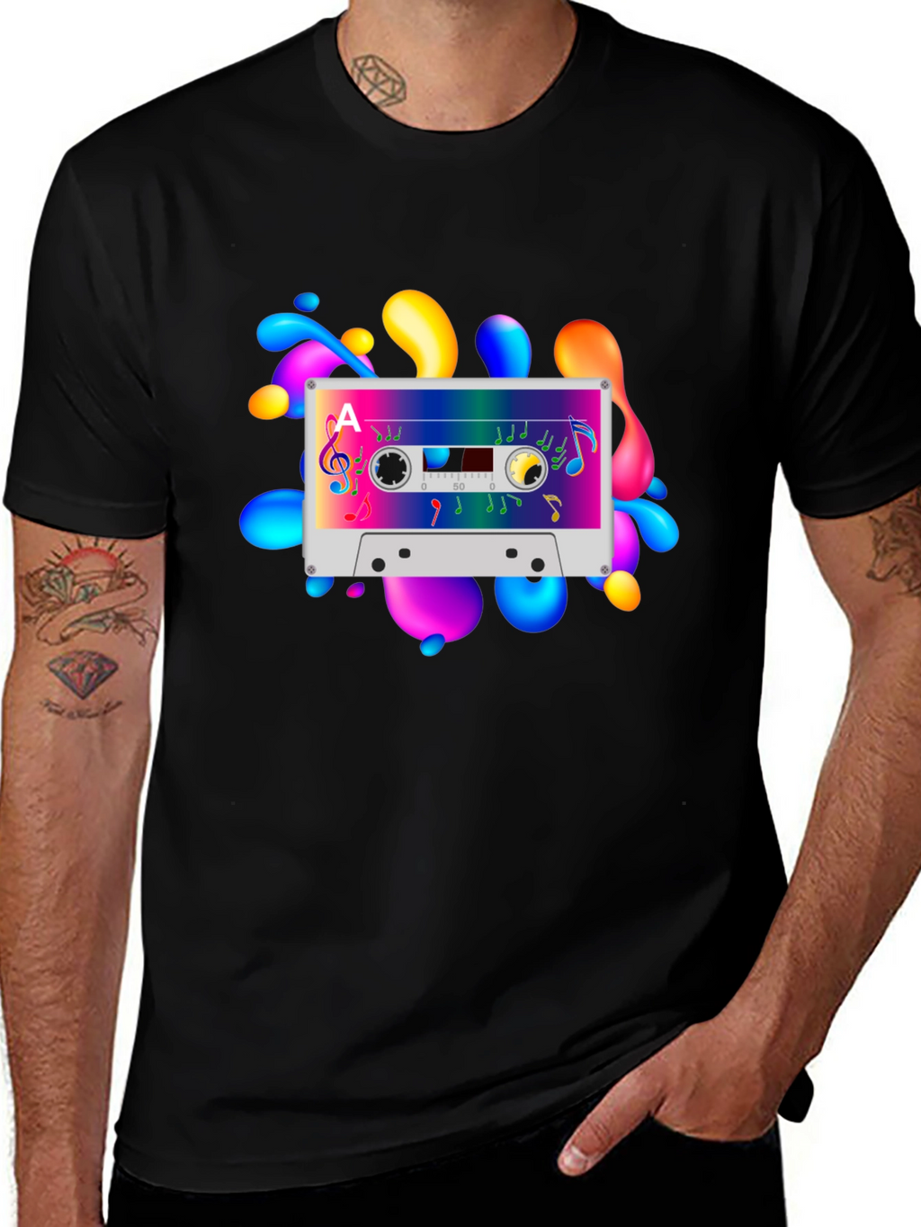 Retro Cassette Music T-Shirt