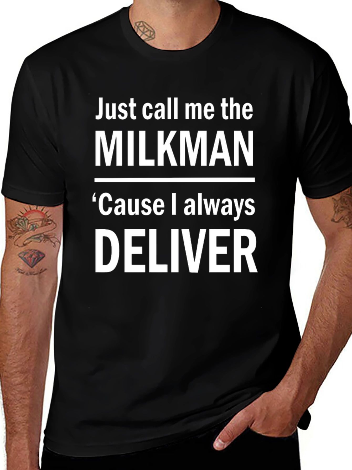 Milkman T-Shirt - Cause I Always Deliver Funny Tee