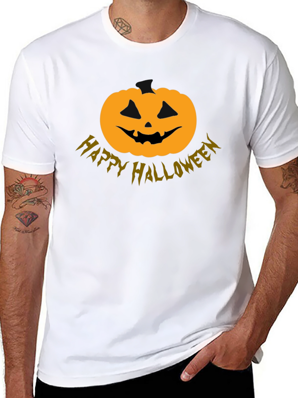 Halloween Pumpkin T-Shirt - Spooky Season Style!
