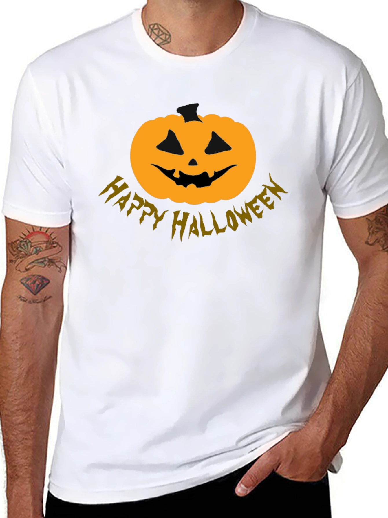 Halloween Pumpkin T-Shirt - Spooky Season Style!