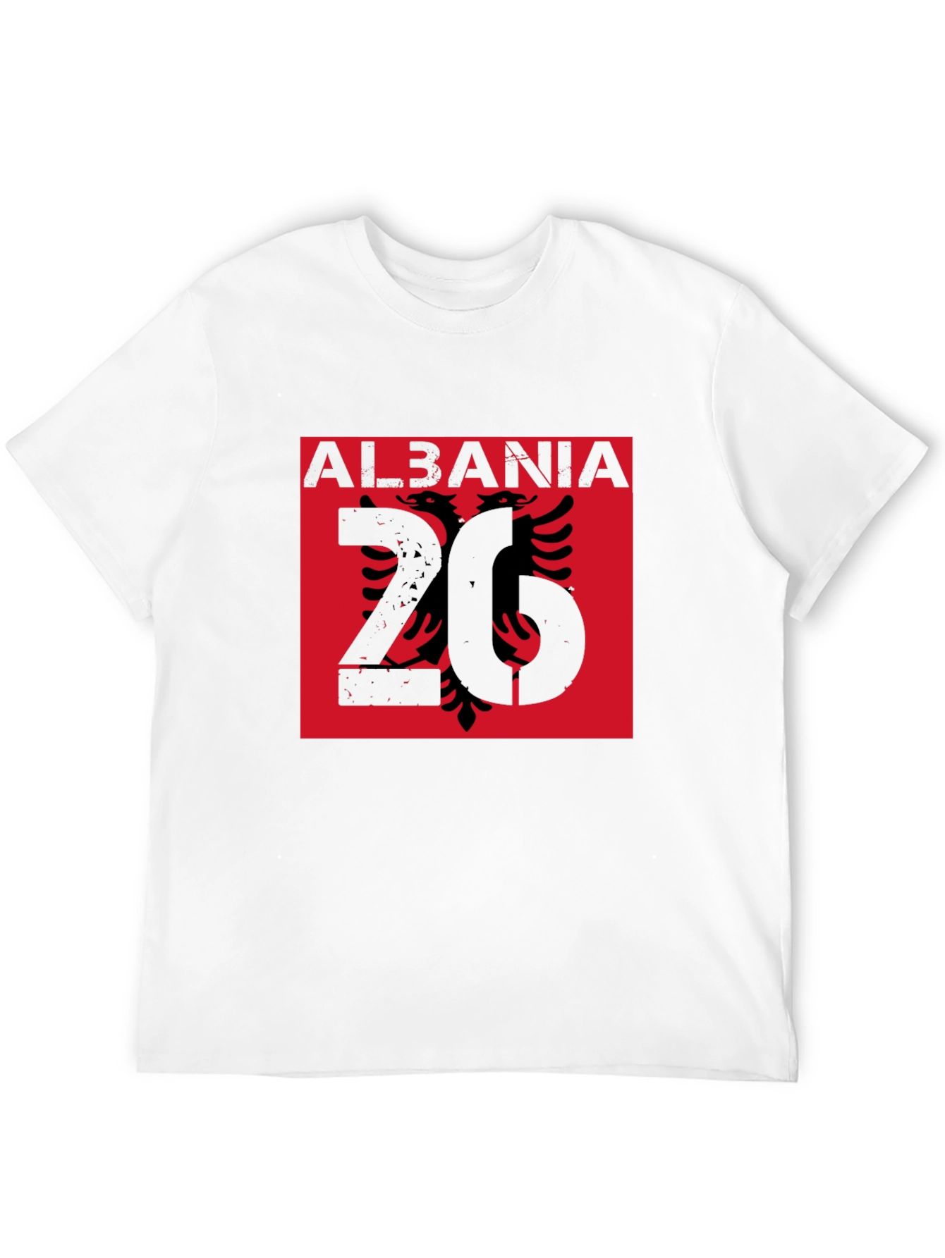 Albania Eagle Graphic Tee - Black