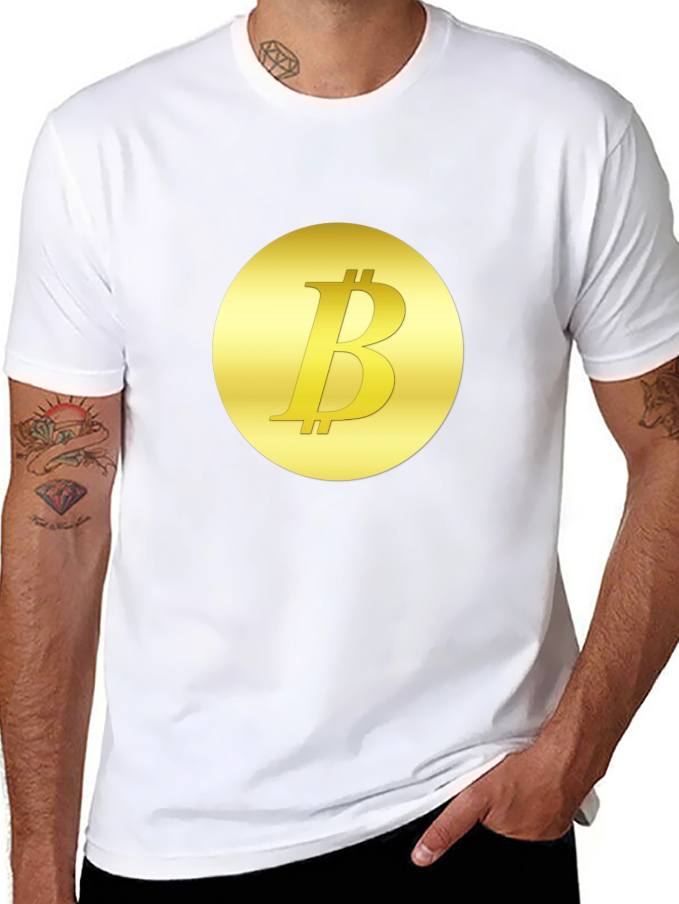 Bitcoin Logo T-Shirt - Crypto Currency Tee