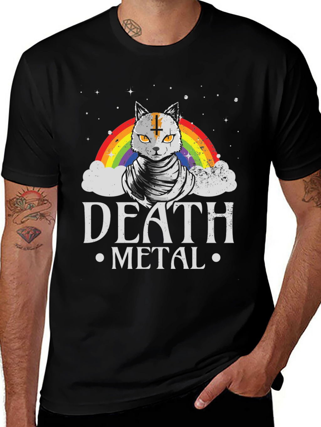 Death Metal Cat T-Shirt