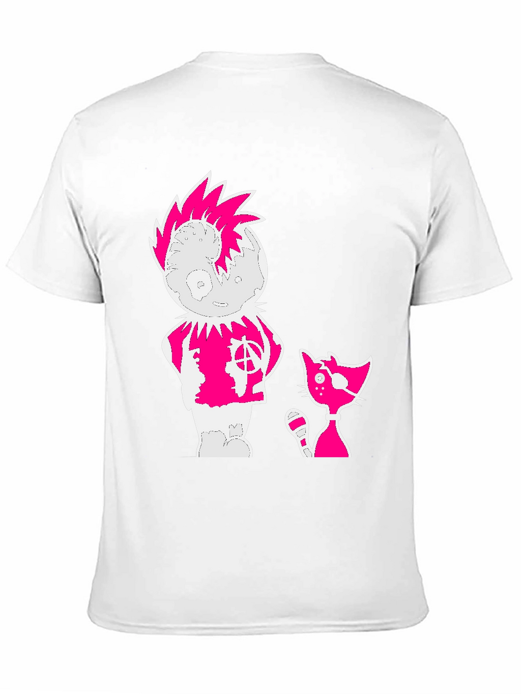 Punk Cartoon Graphic Tee