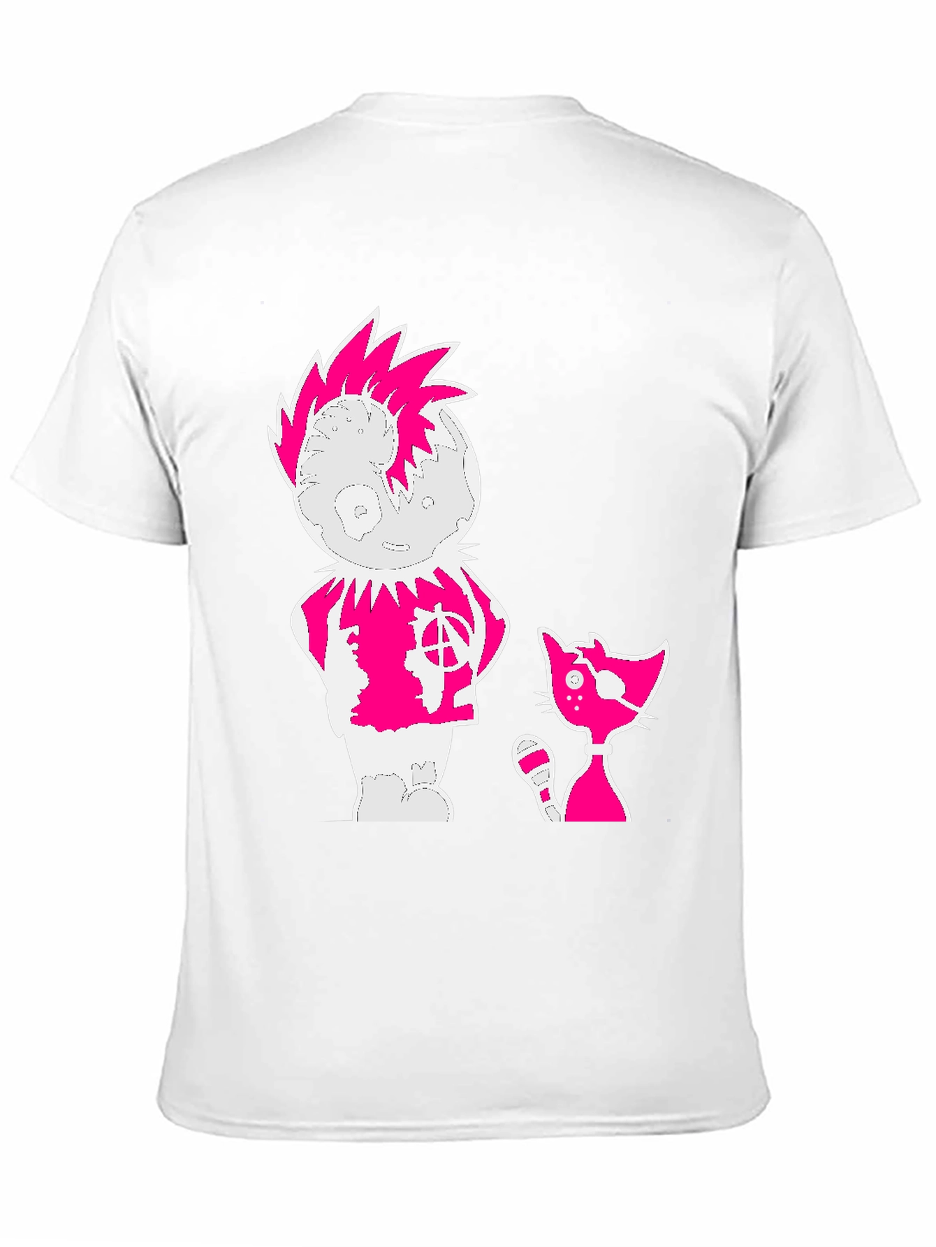 Punk Cartoon Graphic Tee