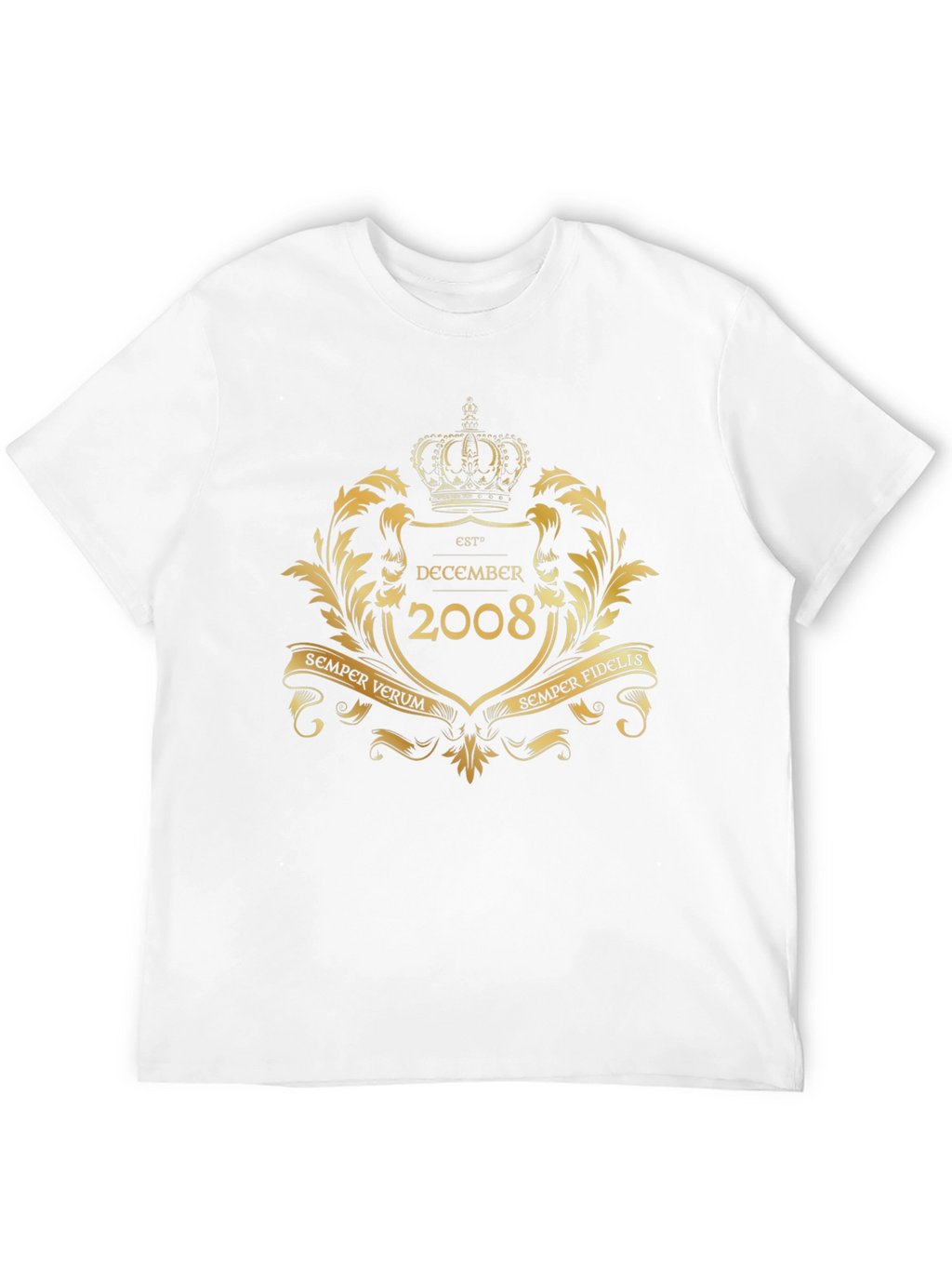 Est. December 2008 Black T-Shirt