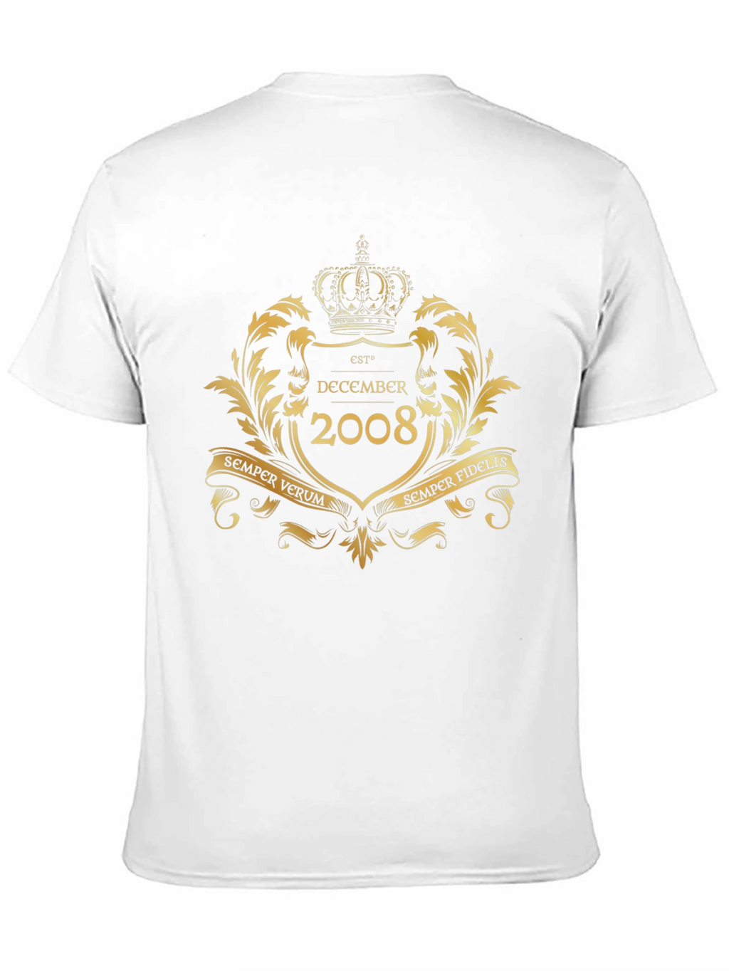 Est. December 2008 Black T-Shirt