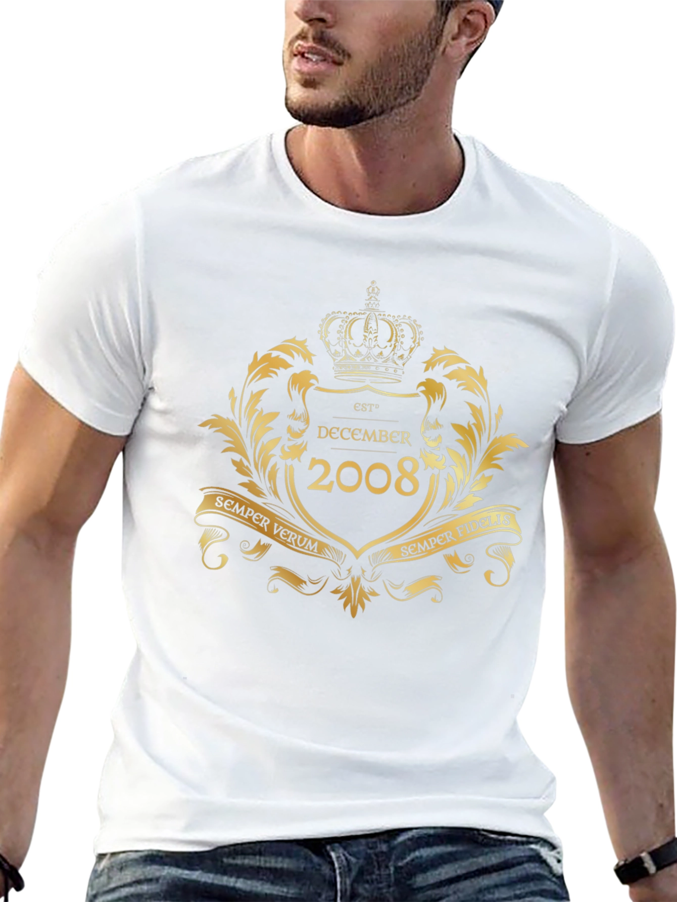 Est. December 2008 Black T-Shirt