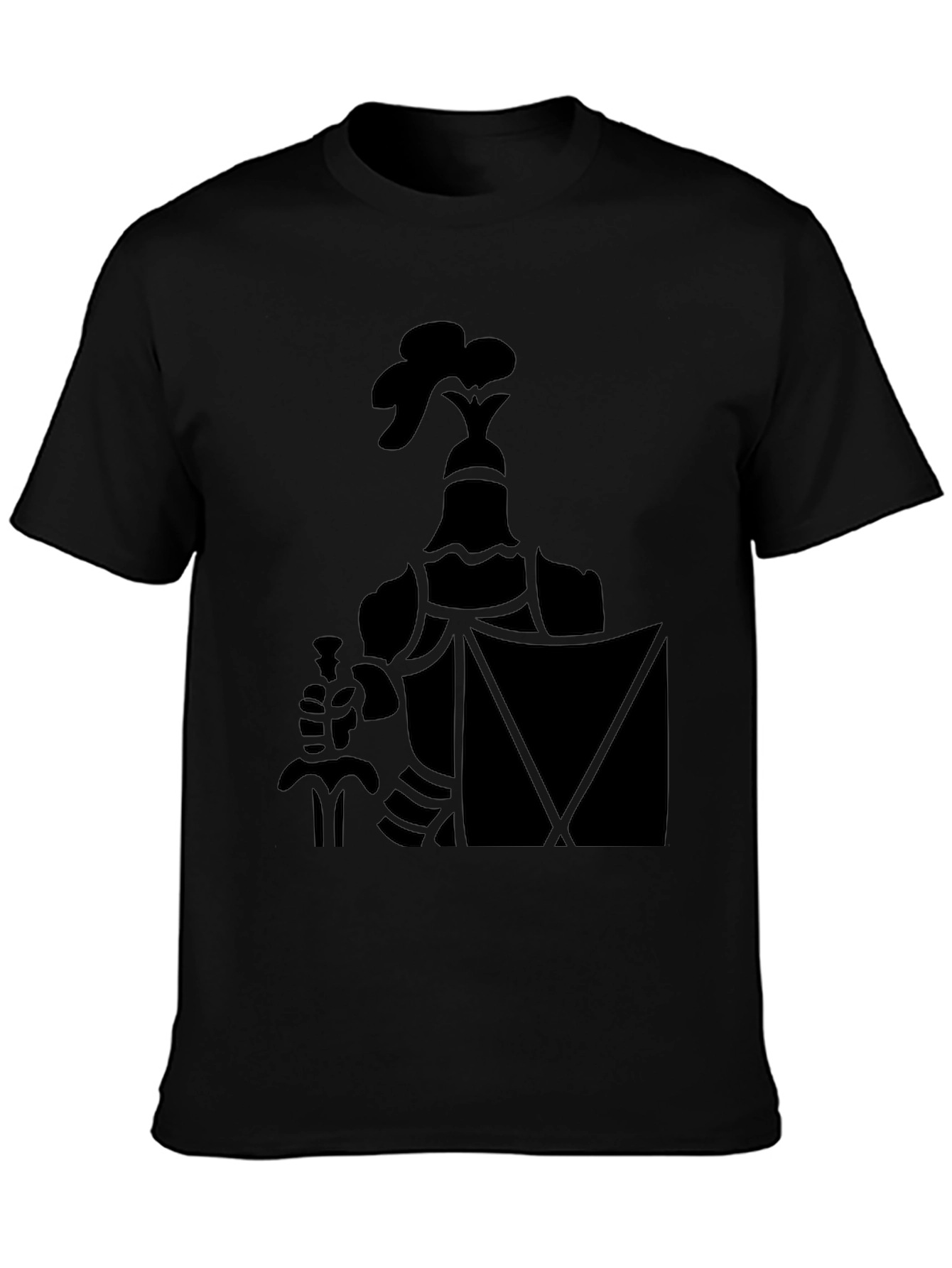 Black Knight Graphic Tee - Bold & Stylish