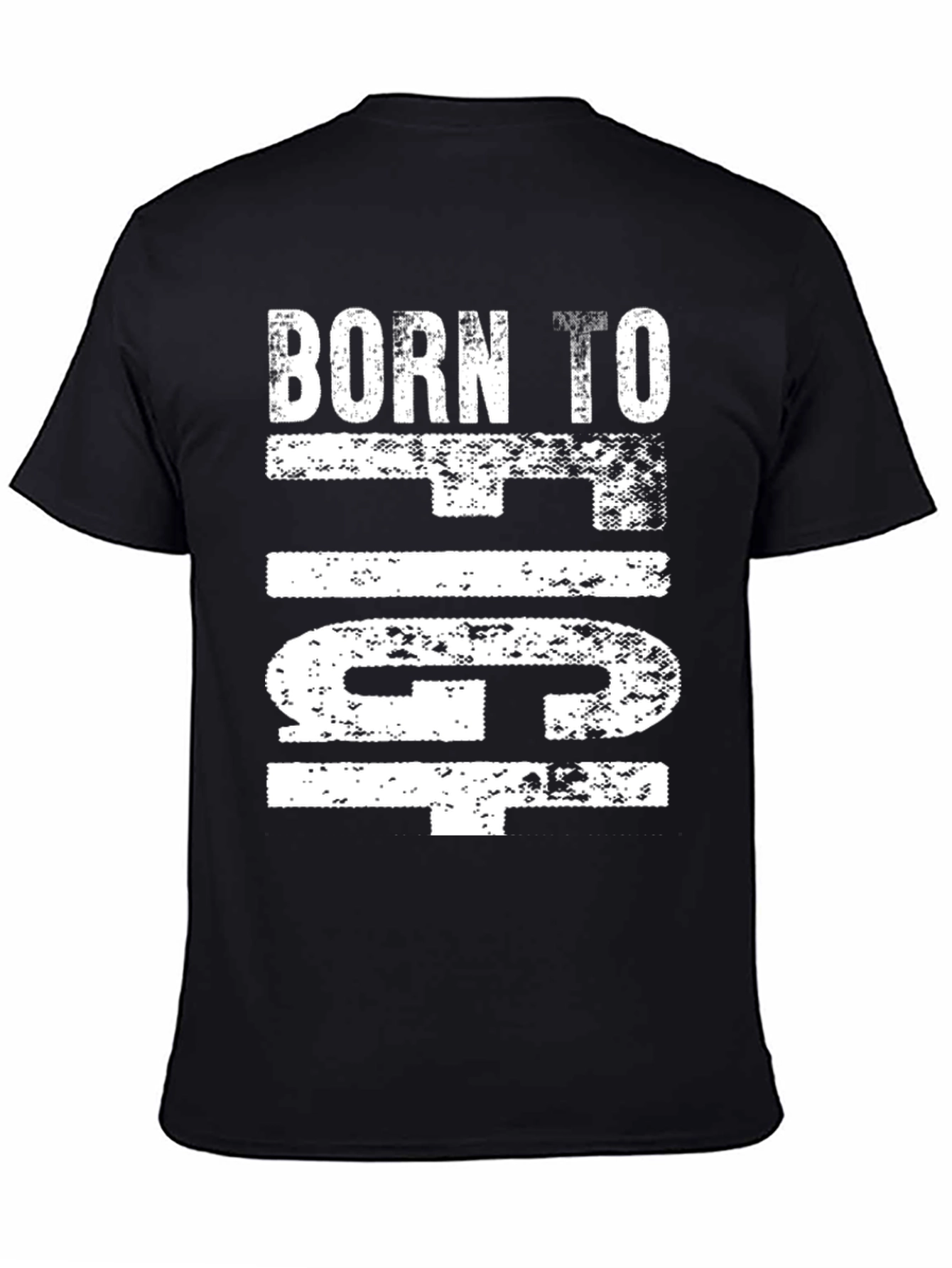 Born To Fight Graphic T-Shirt - Black