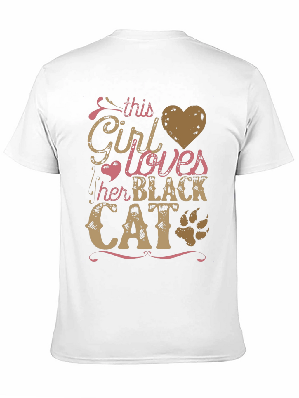 This Girl Loves Her Black Cat T-Shirt