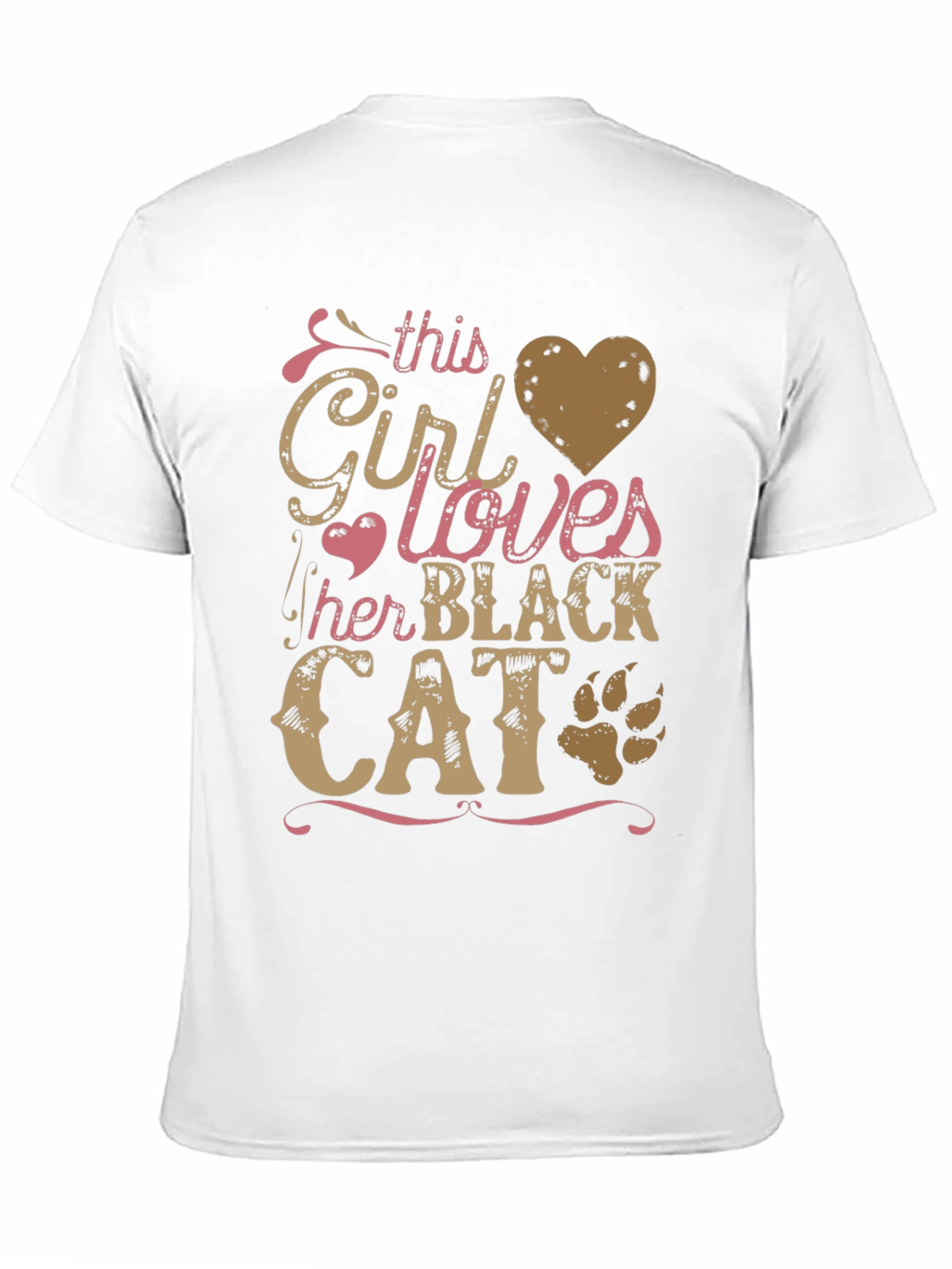 This Girl Loves Her Black Cat T-Shirt