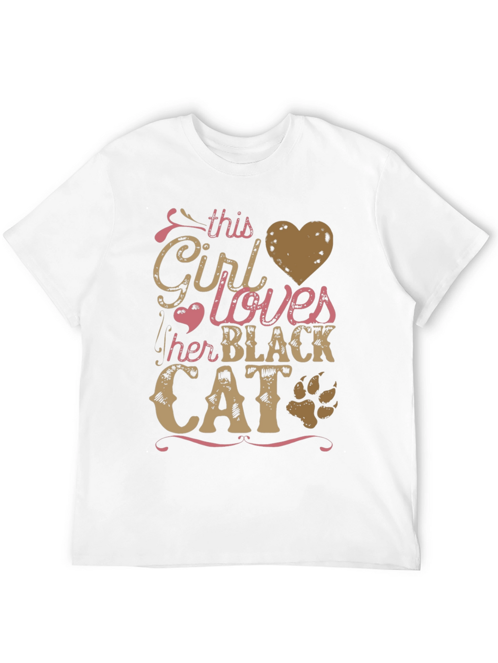 This Girl Loves Her Black Cat T-Shirt