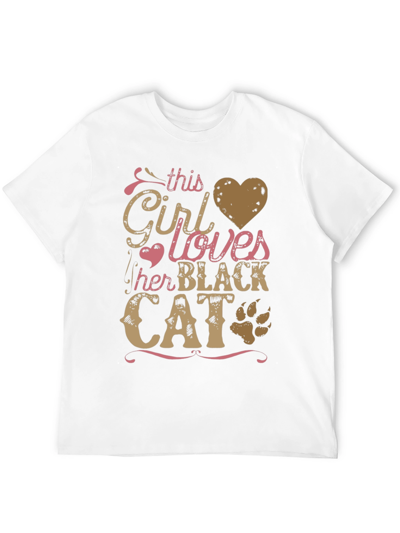 This Girl Loves Her Black Cat T-Shirt