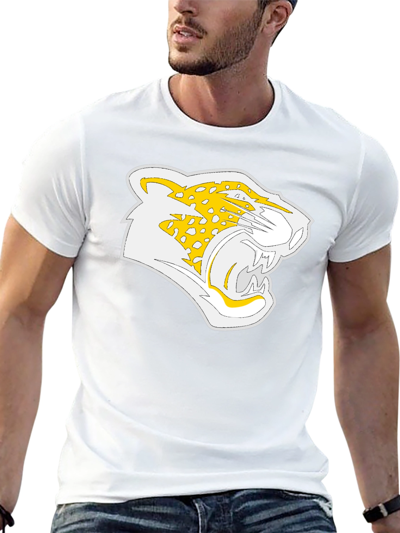 Jaguar Graphic Black T-Shirt