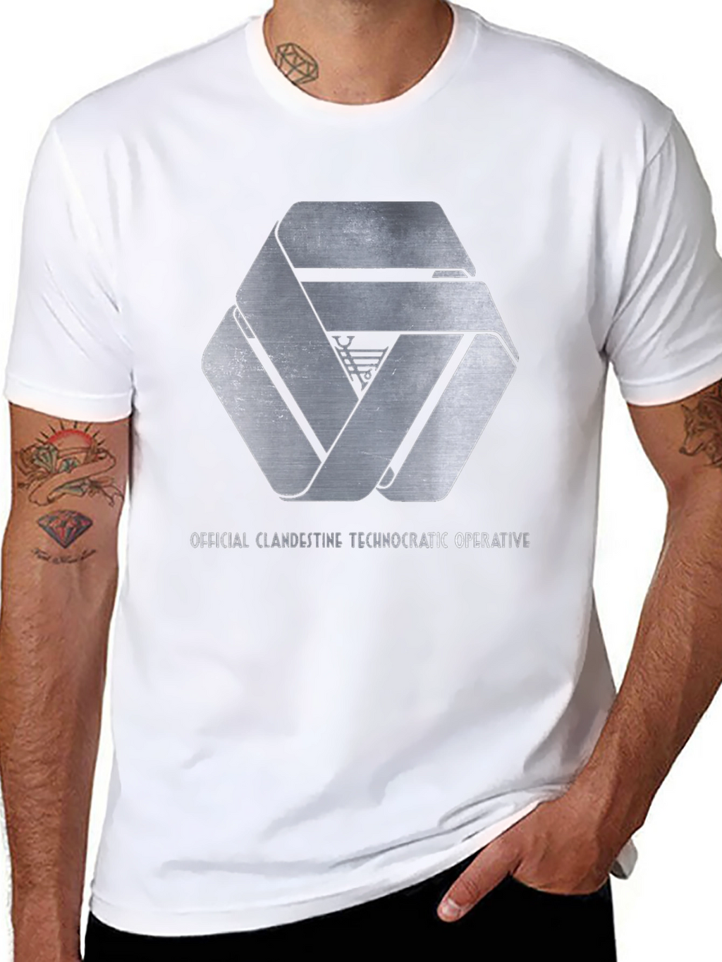 Official Clandestine Technocratic Operative Graphic Tee
