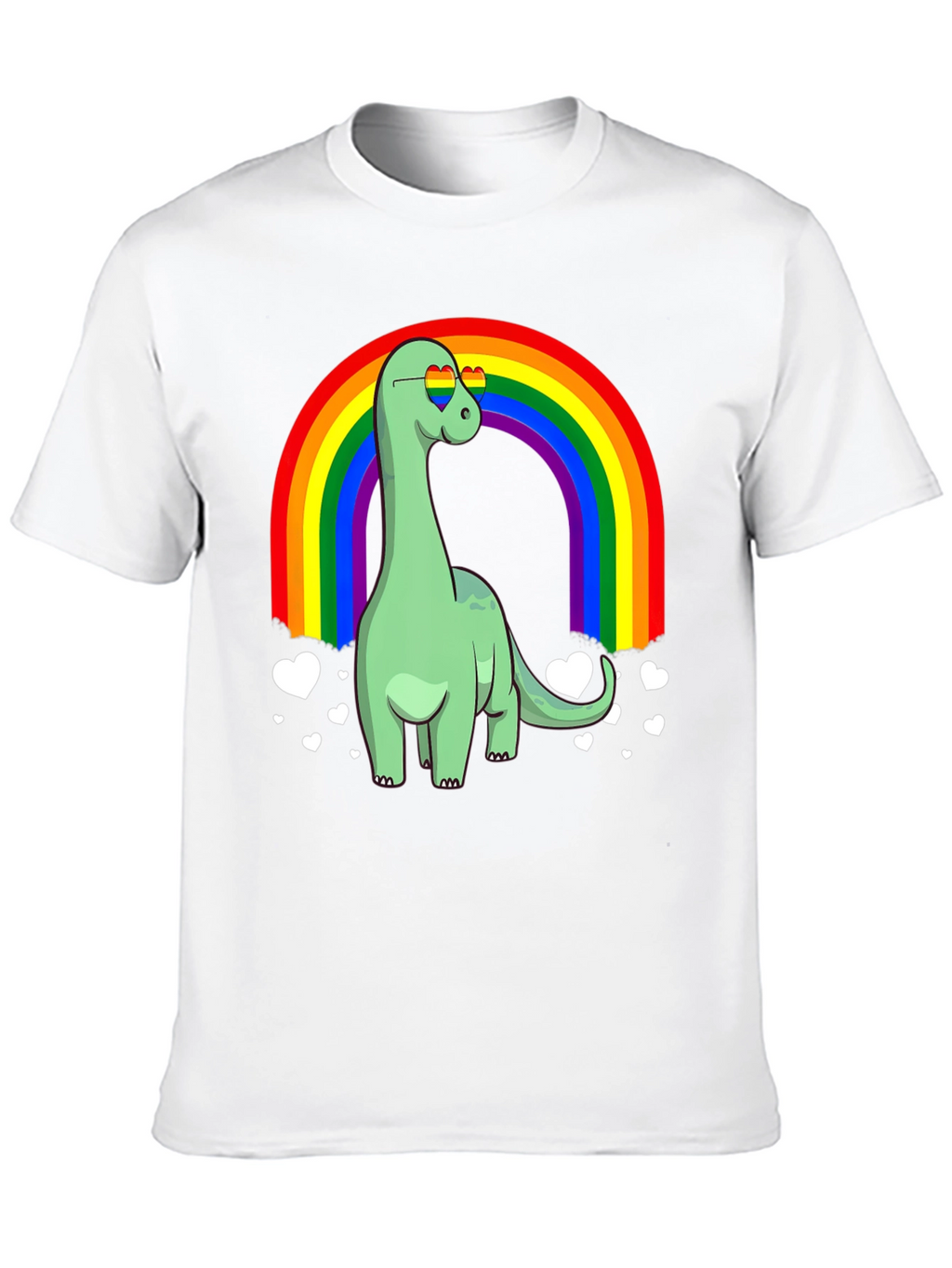 Dino Rainbow Pride T-Shirt