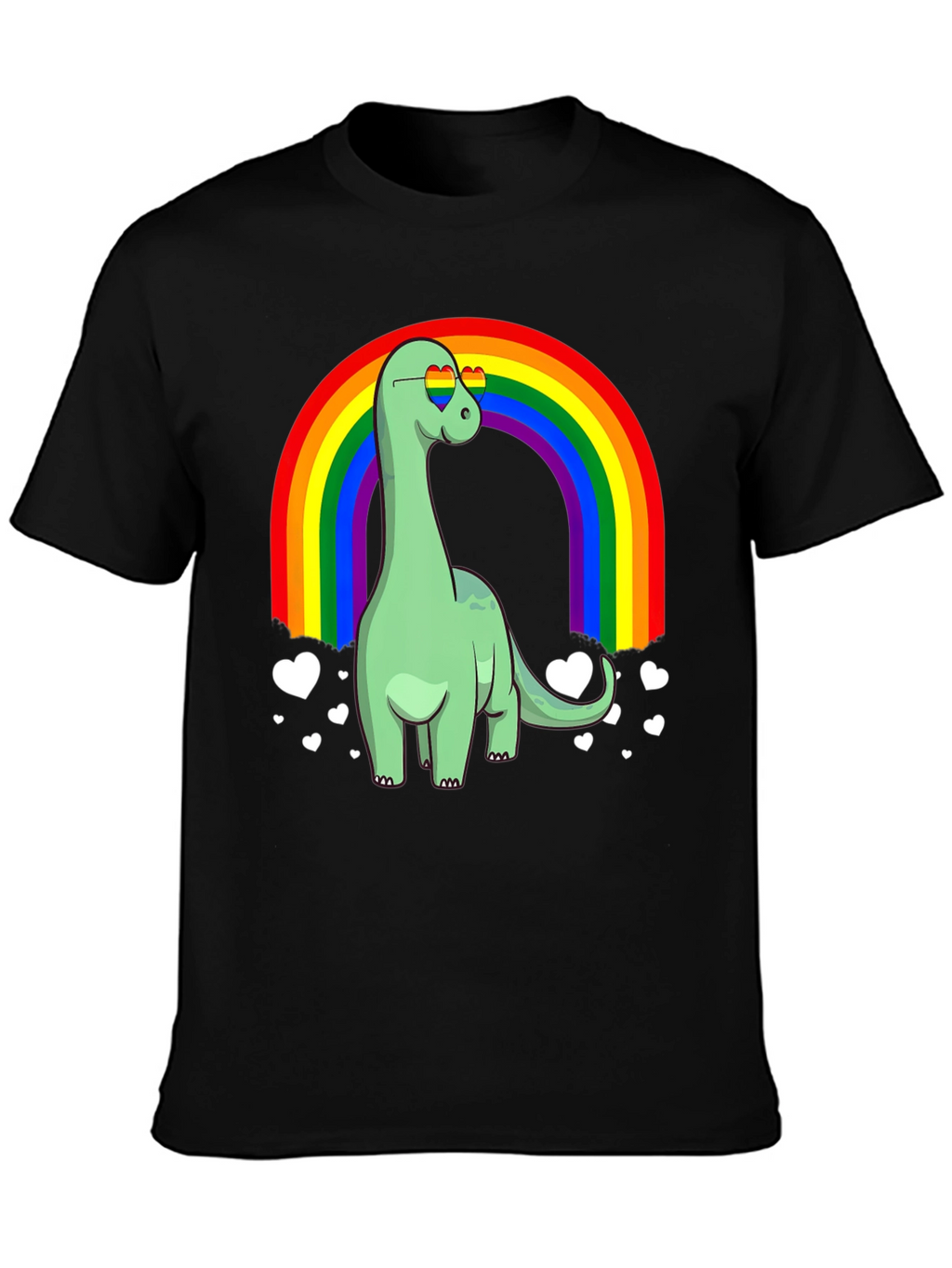 Dino Rainbow Pride T-Shirt