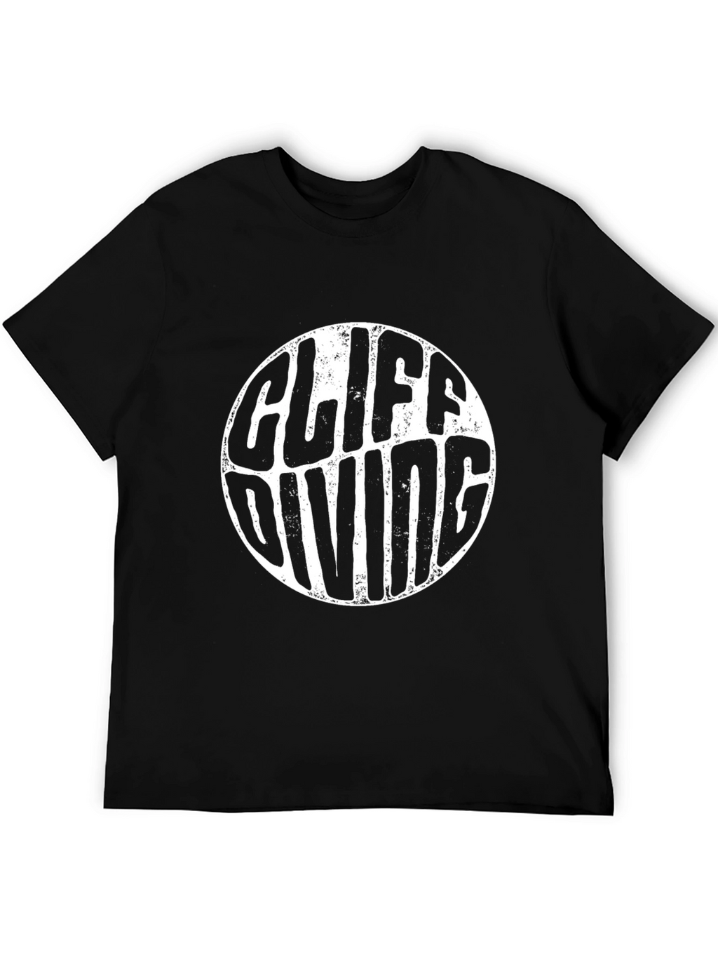 Cliff Diving Graphic Tee - Black