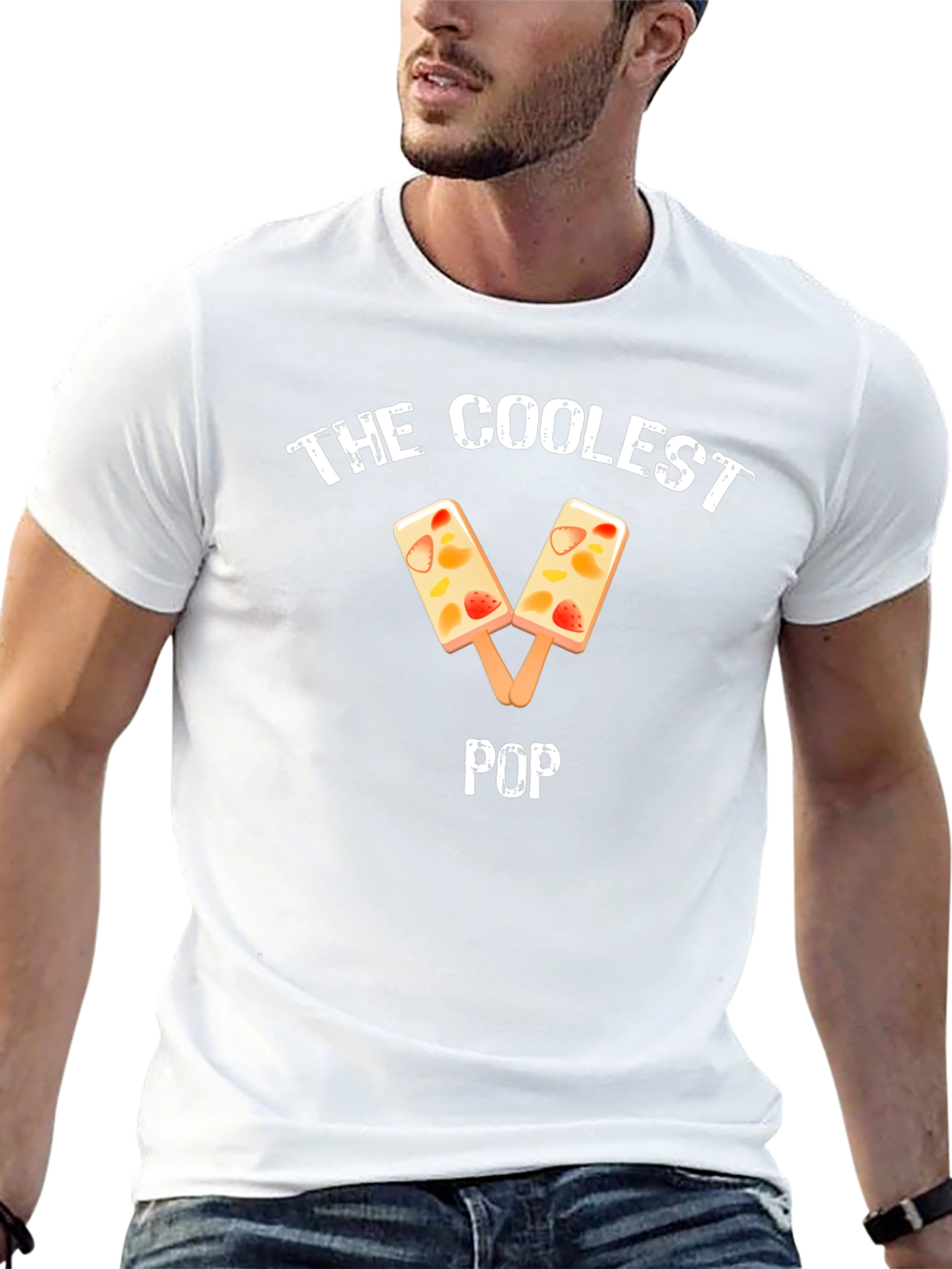 Coolest Pop Fruit Popsicle Black T-Shirt