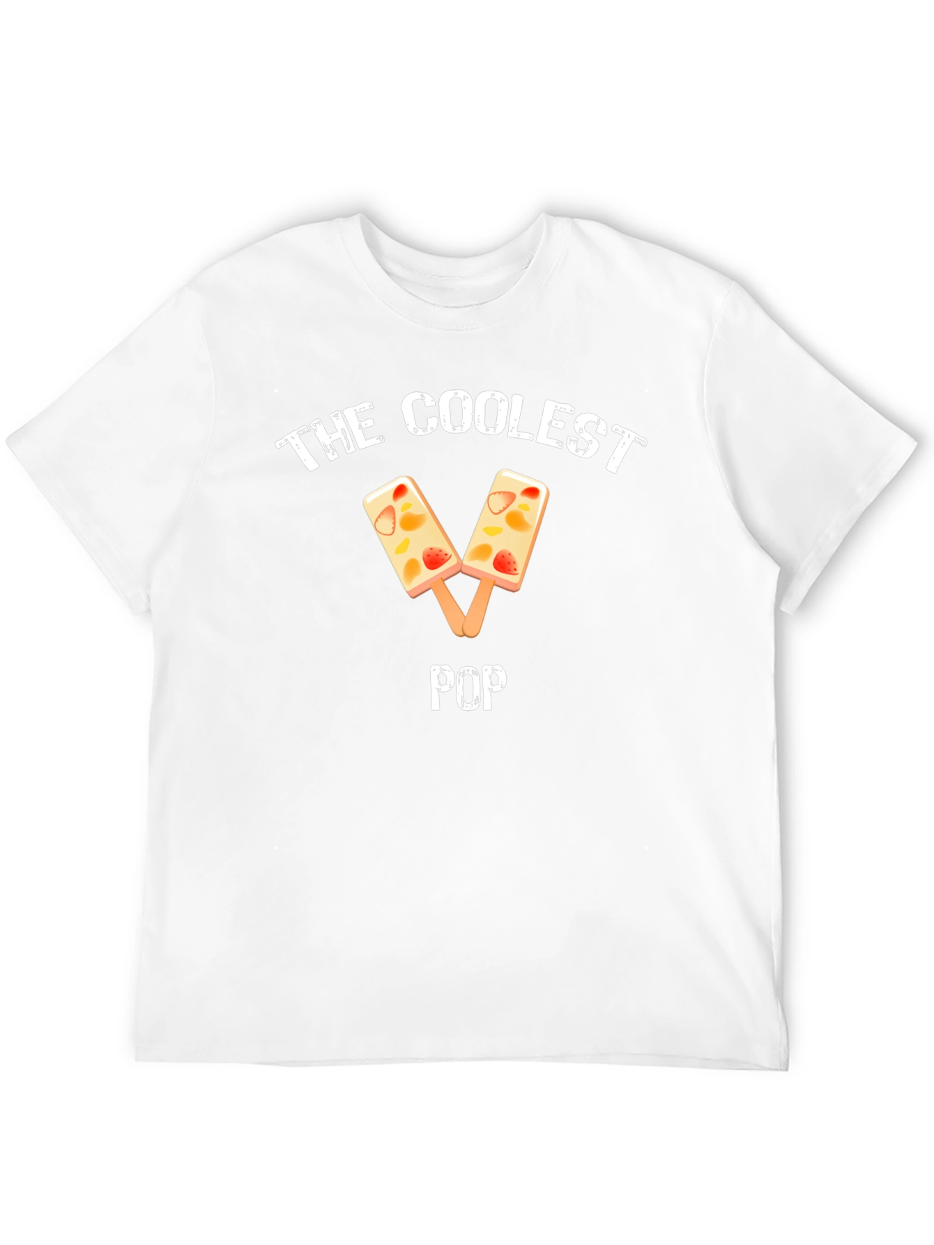 Coolest Pop Fruit Popsicle Black T-Shirt