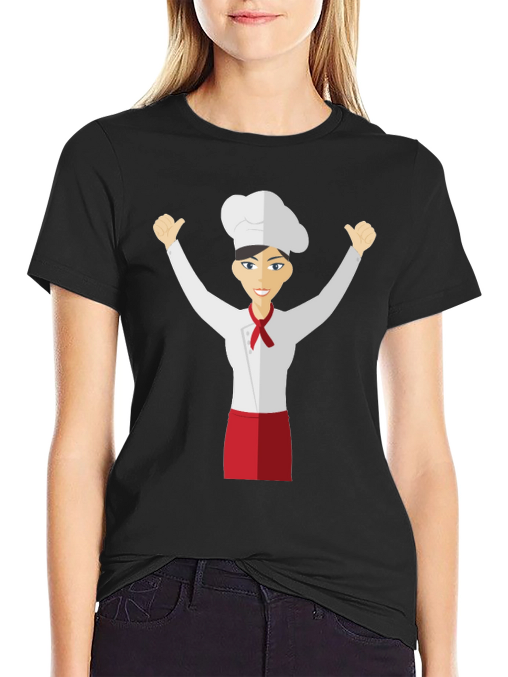 Chef Cartoon Graphic T-Shirt