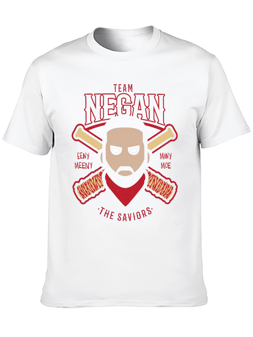 Team Negan Baseball T-Shirt The Walking Dead Tee