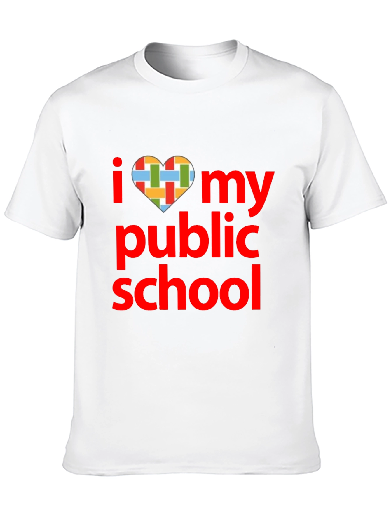 I Love My Public School T-Shirt