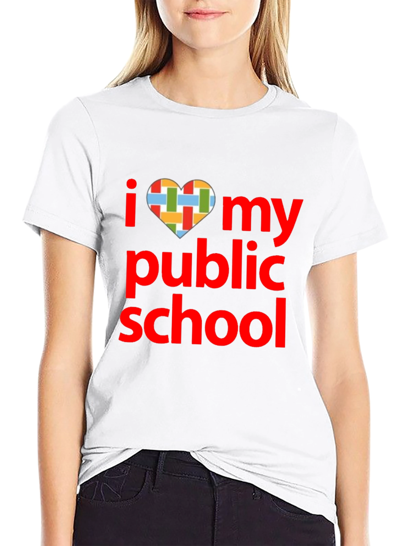 I Love My Public School T-Shirt