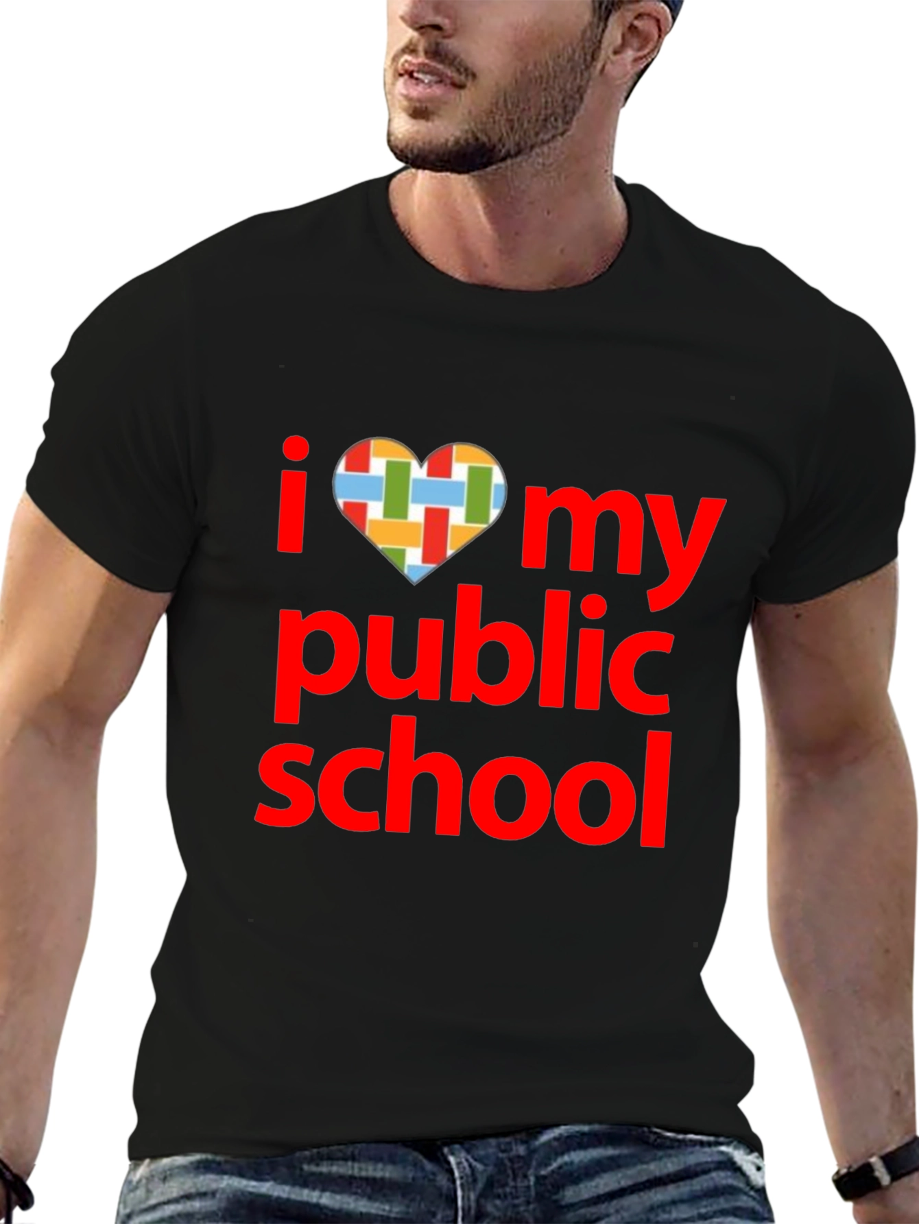 I Love My Public School T-Shirt