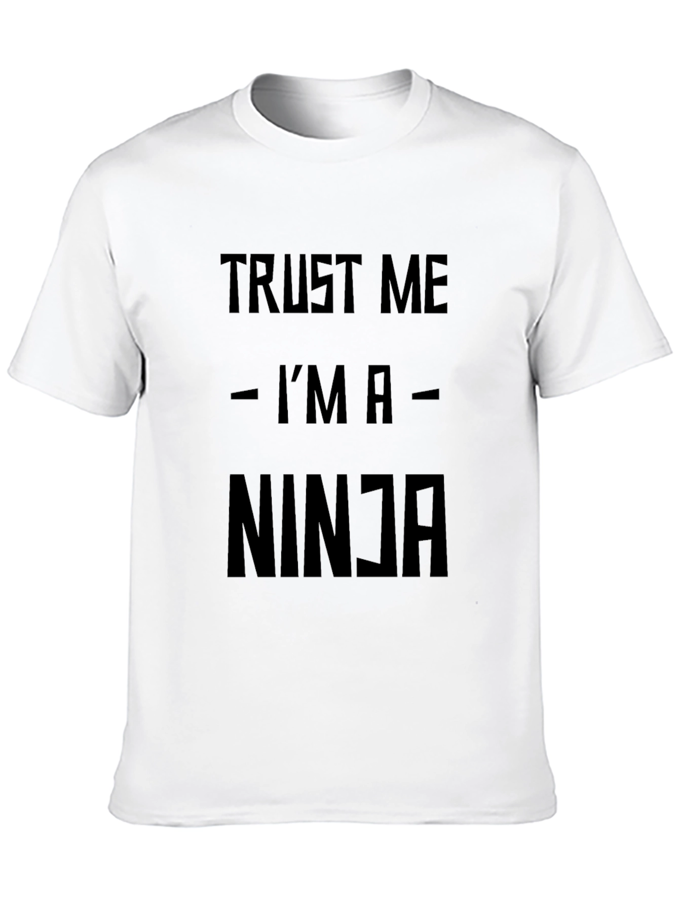 Trust Me Im A Ninja Black T-Shirt
