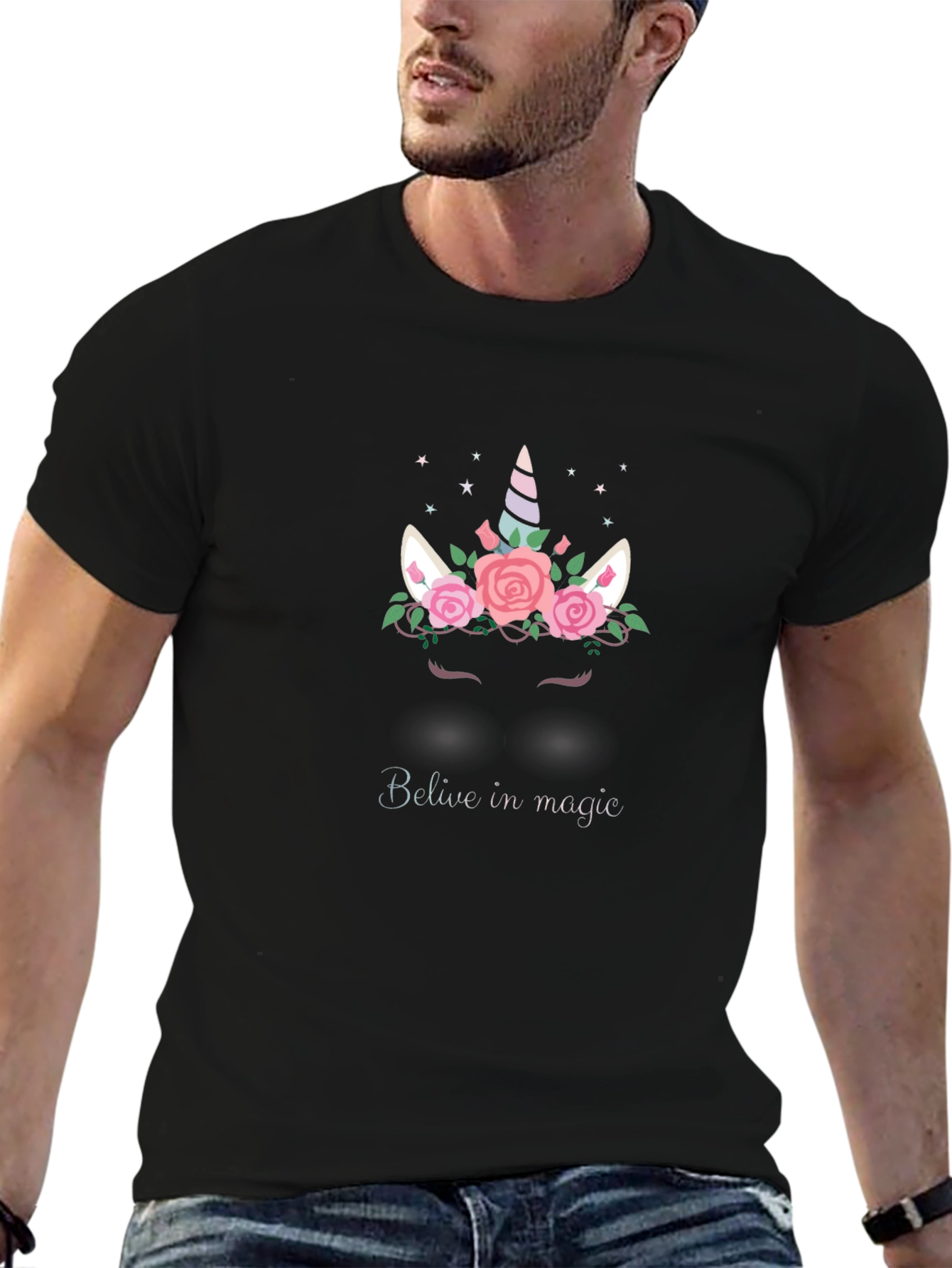Unicorn Magic Graphic T-Shirt - Believe in Magic Tee