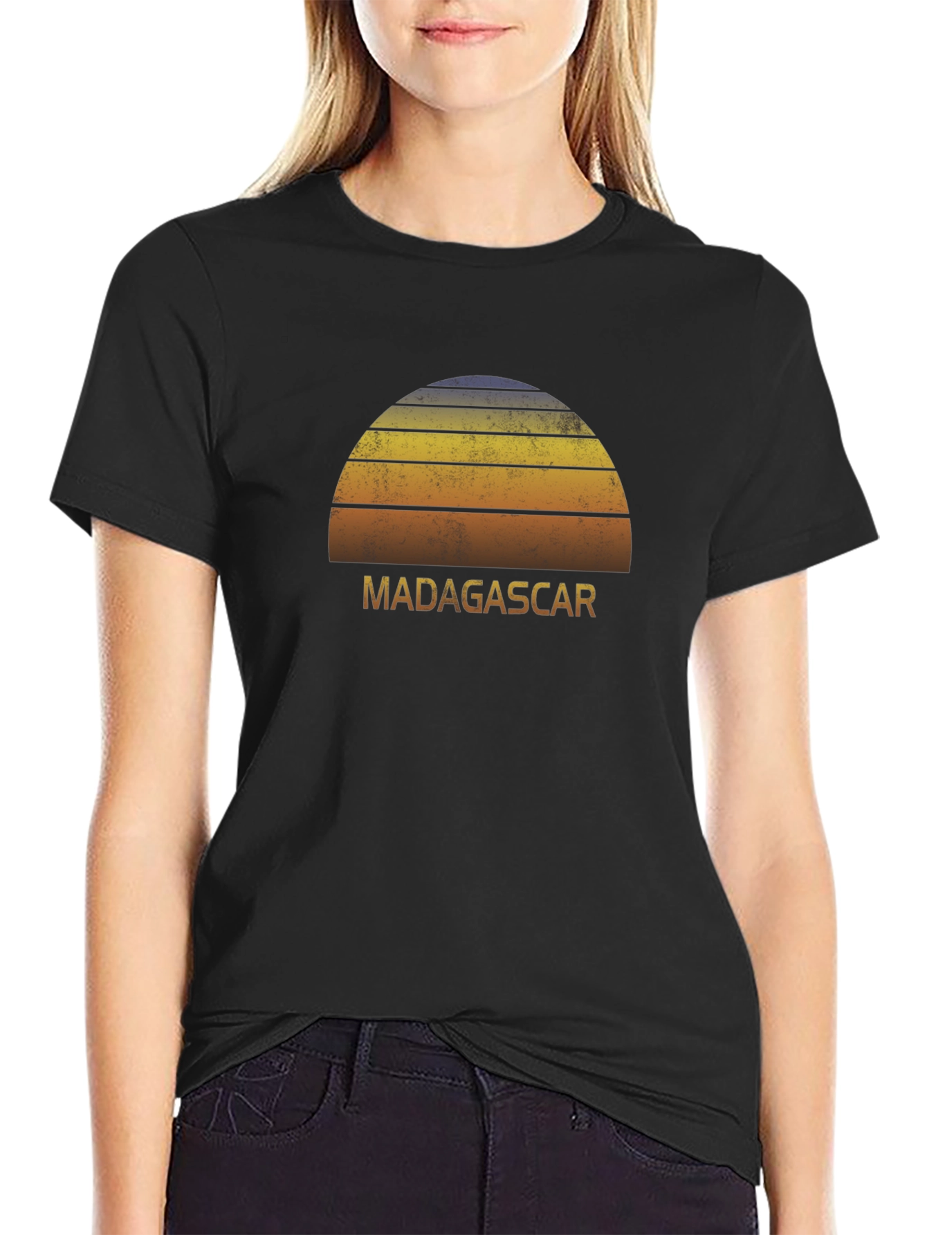 Madagascar Vintage Sunset Graphic Tee