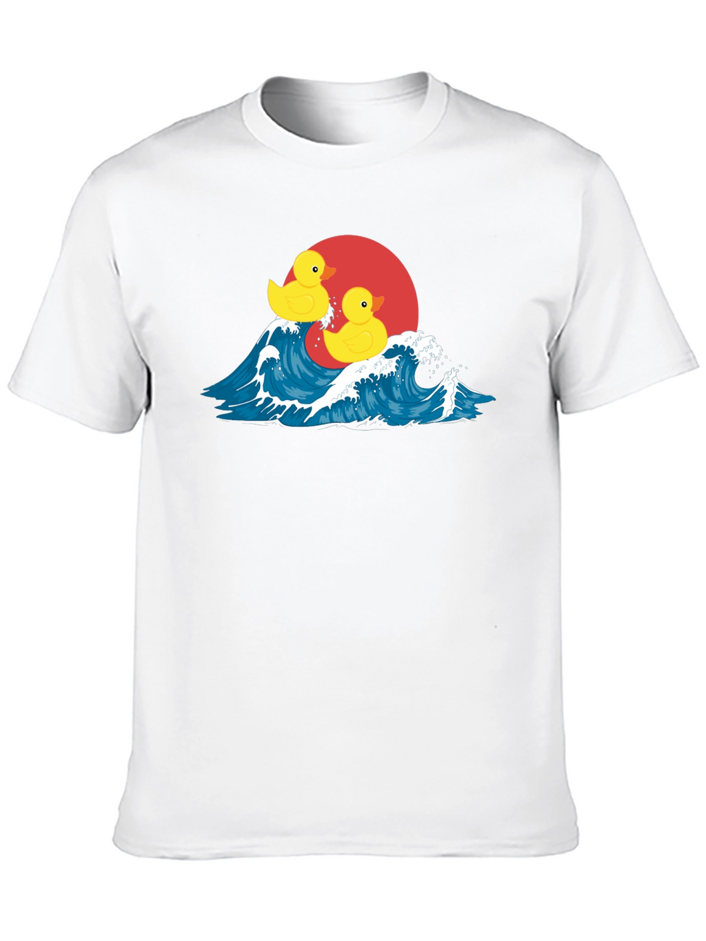 Duck Wave T-Shirt - Quirky Graphic Tee
