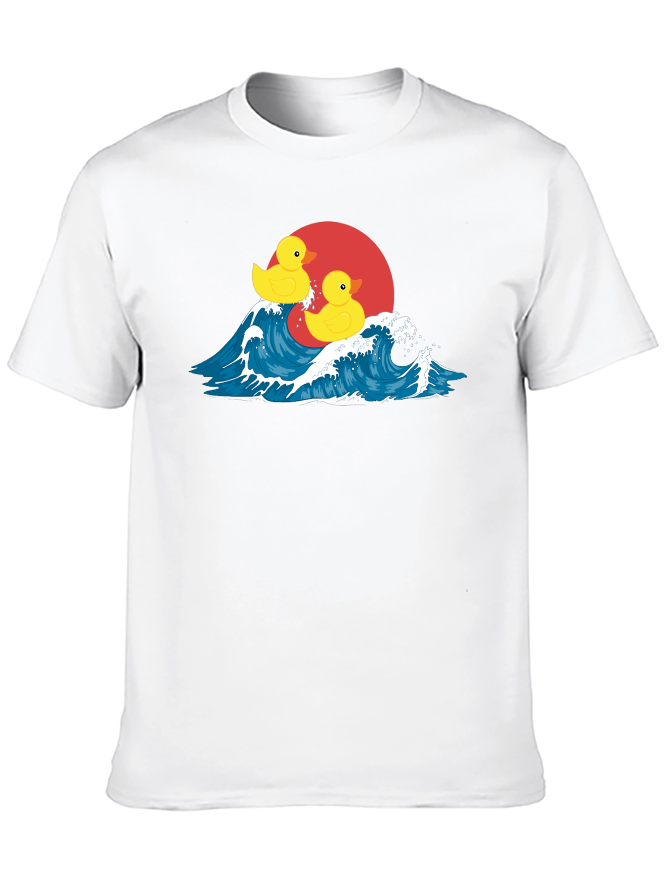 Duck Wave T-Shirt - Quirky Graphic Tee
