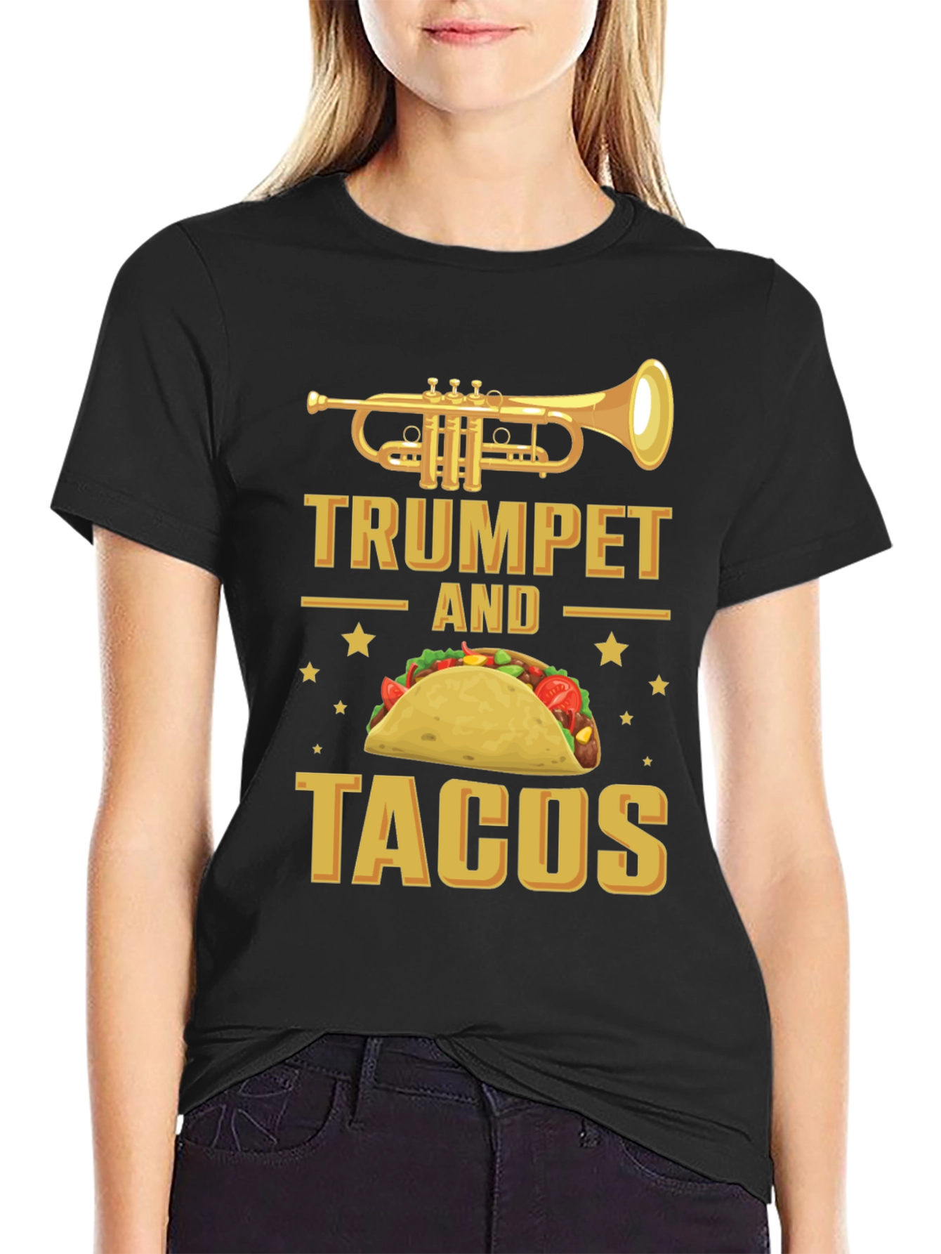 Trumpet and Tacos Graphic Tee