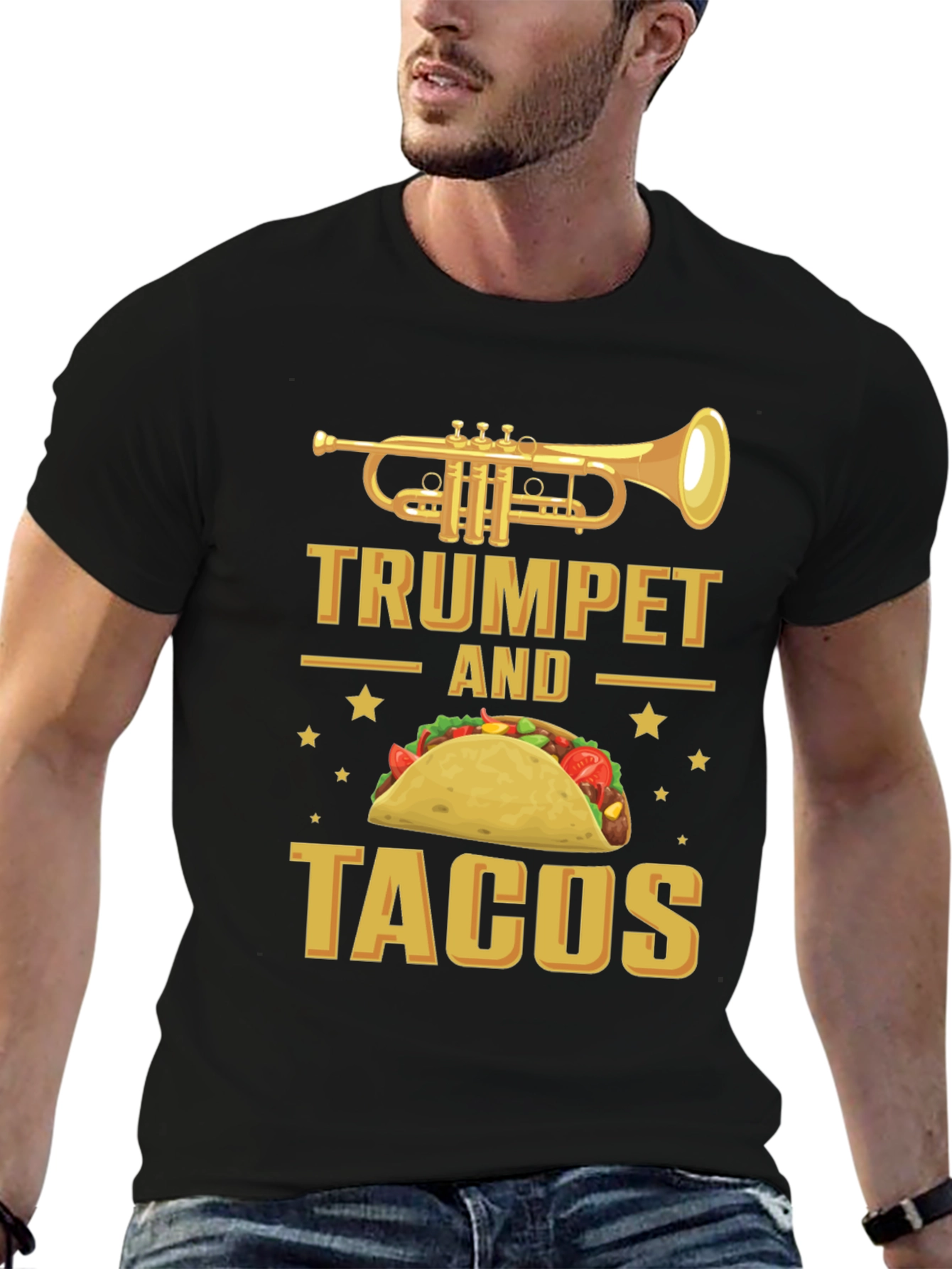 Trumpet and Tacos Graphic Tee